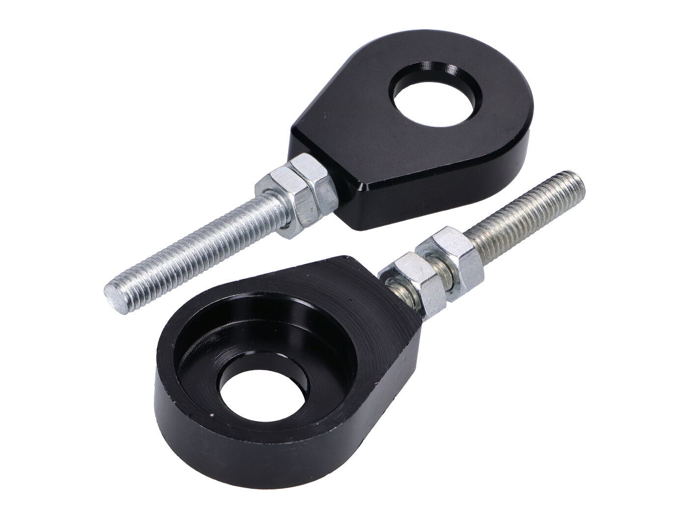 101 Octane Sada napínáků řetězu hliníkové černé 12mm 43010-BK