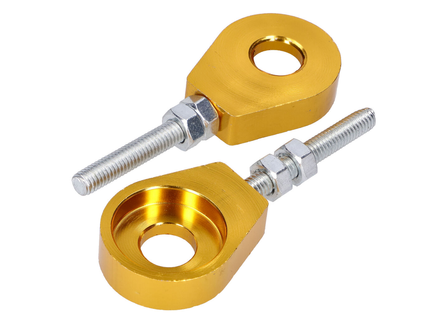 101 Octane Sada napínáků řetězu hliníkové zlaté 12mm 43010-GO