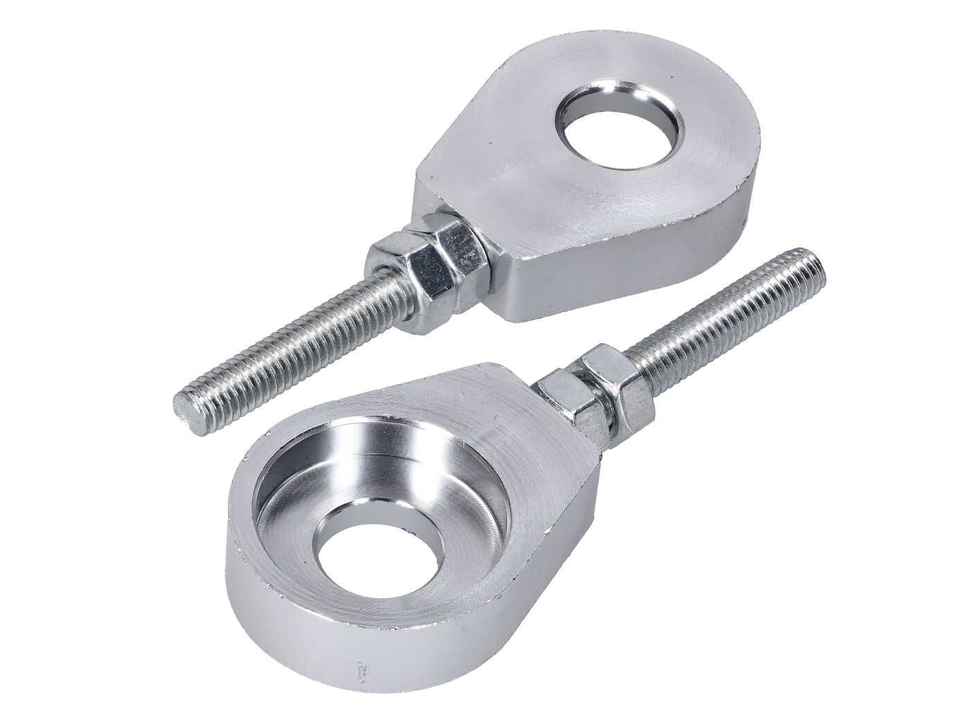 101 Octane Sada napínáků řetězu hliníkové stříbrné 12mm 43010-SI