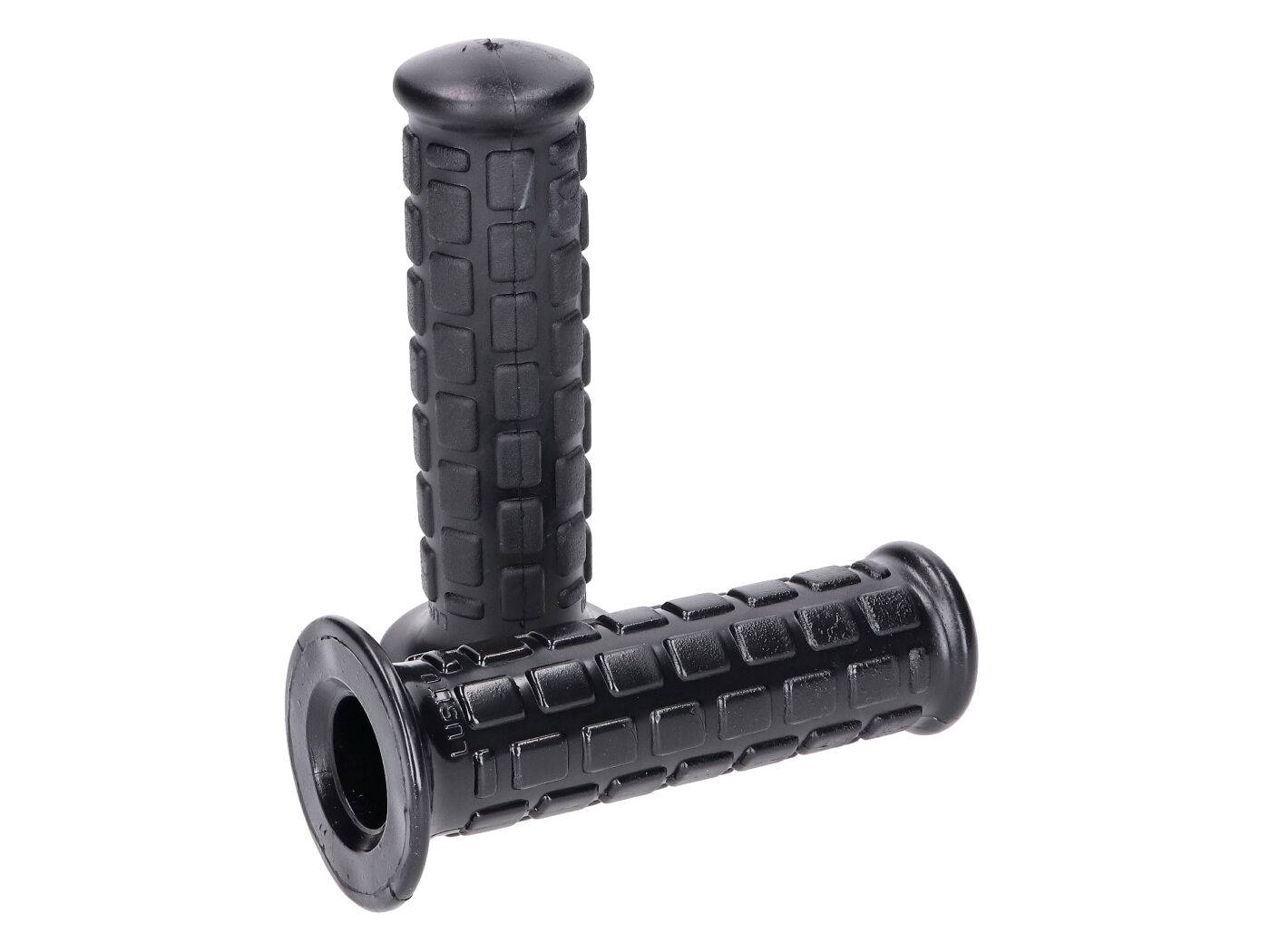 101 Octane Gripy s obdelníkovým vzorem, černé, mopedy s automatickým řazením (22 / 24mm) IP44278