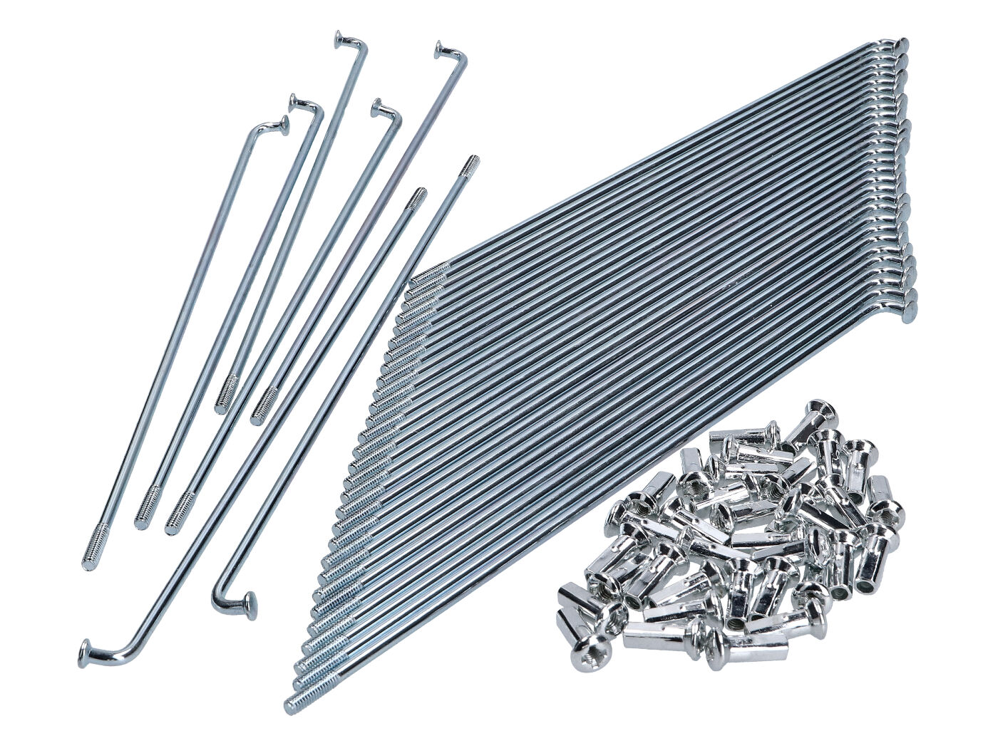 101 Octane Výplet kola chrom 190mm x 2,9mm 17" ráfek, mopedy Puch, Sachs, Kreidler, Zundapp IP44256