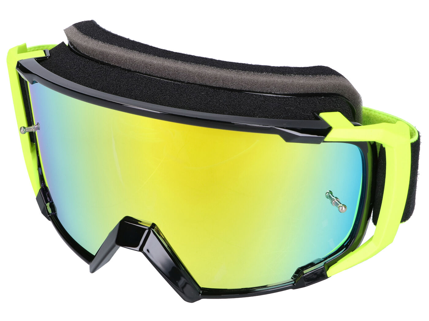 MX brýle S-Line Scrub černá / fluo žlutá - iridium zelená 43290-YB