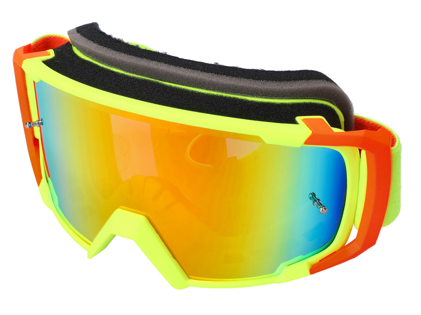 MX brýle S-Line Scrub fluo žlutá / červená - iridium žlutá 43290-YY
