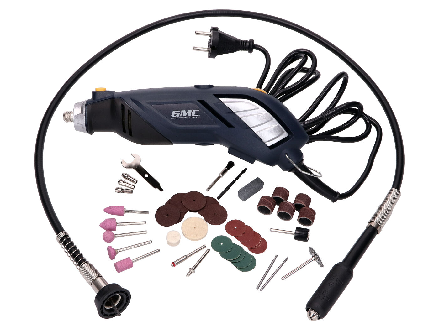 Diverse / Import Multifunkční bruska 135W s příslušenstvím 42ks 43703