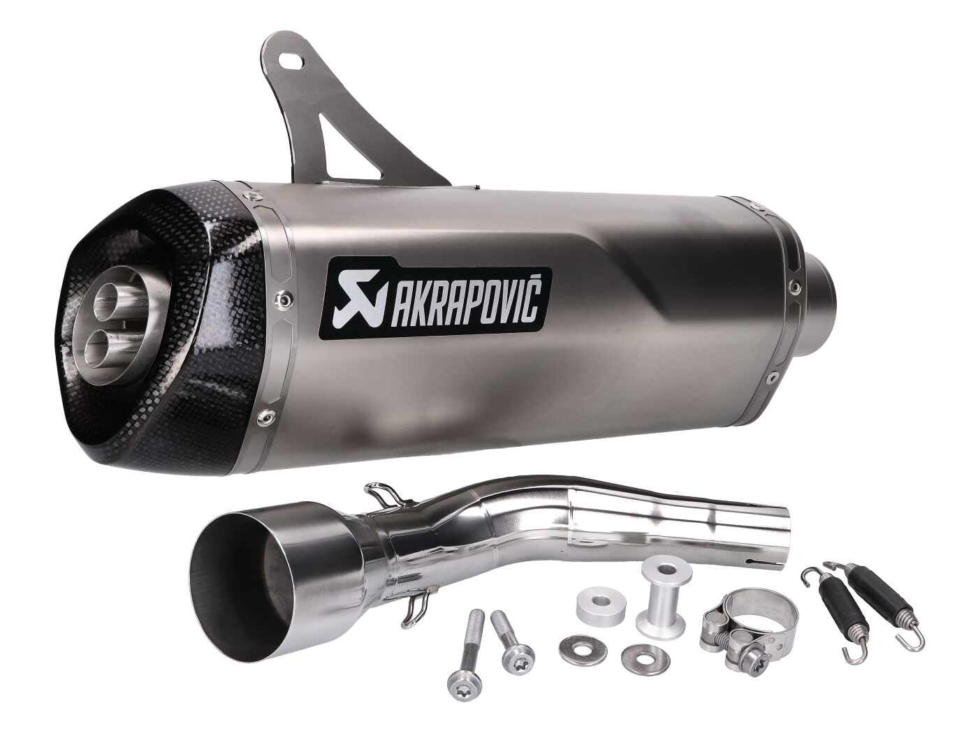 Levně Akrapovic Výfuk Akrapovič Slip-On Line SS stříbrný, Vespa GTS, GTV 125, 250, 300 E3, E4 S-VE3SO9-HRS