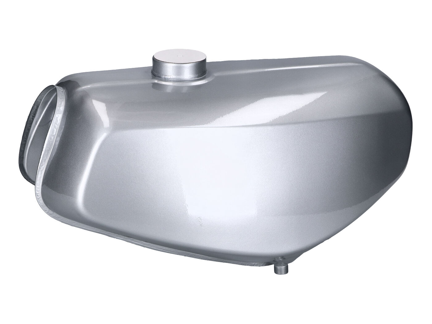 OEM Standard Nádrž stříbrná metalíza, Simson S50, S51, S70 40551-9006