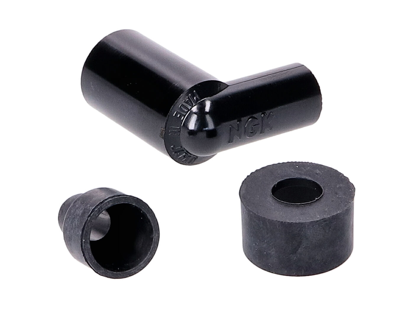 Fajfka NGK 90° voděodolná, gumová, krátká LZEH 44493