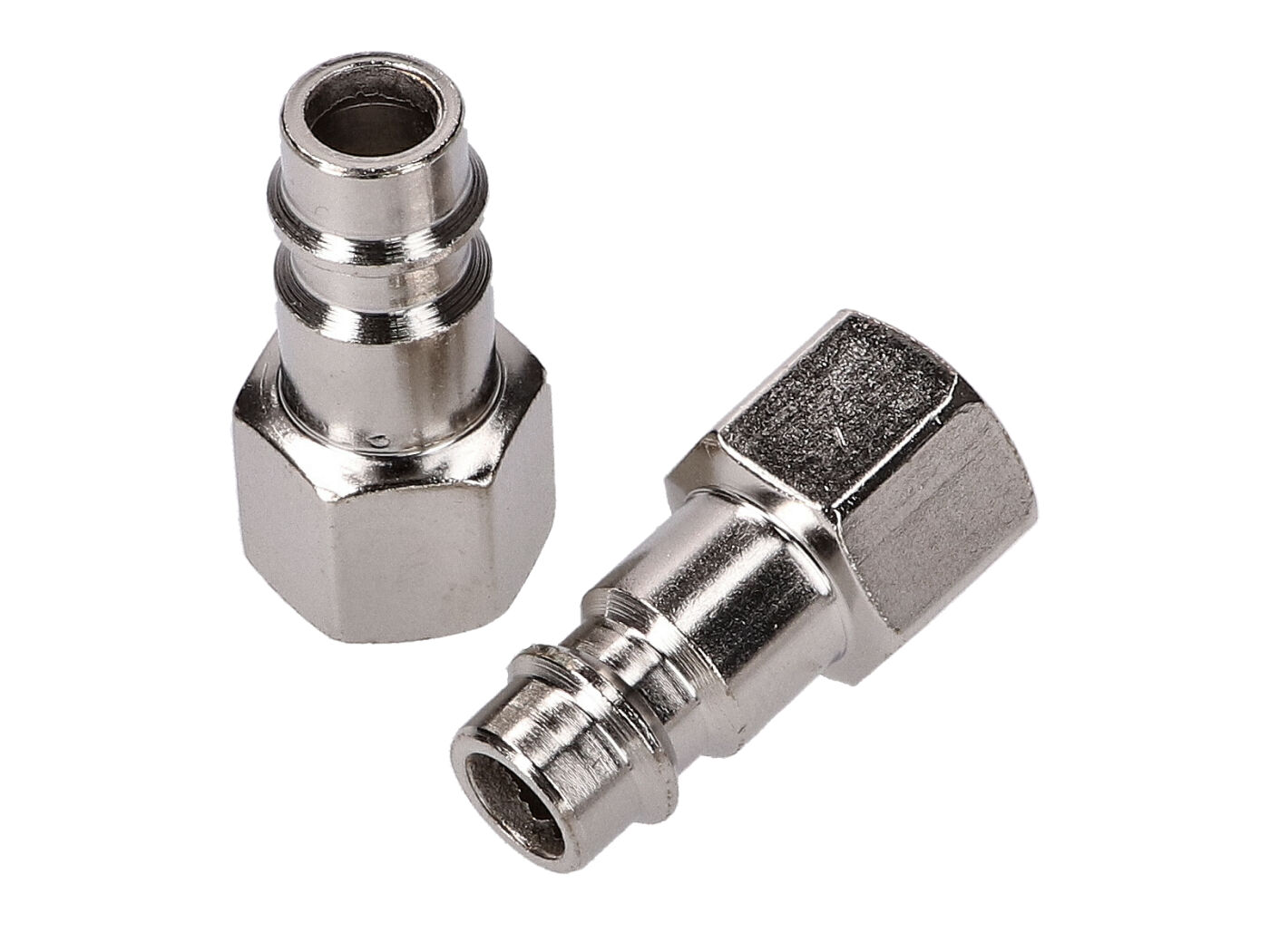 Levně Silverline Sada koncovek pro hadici 1/4" BSP female 2ks 43347