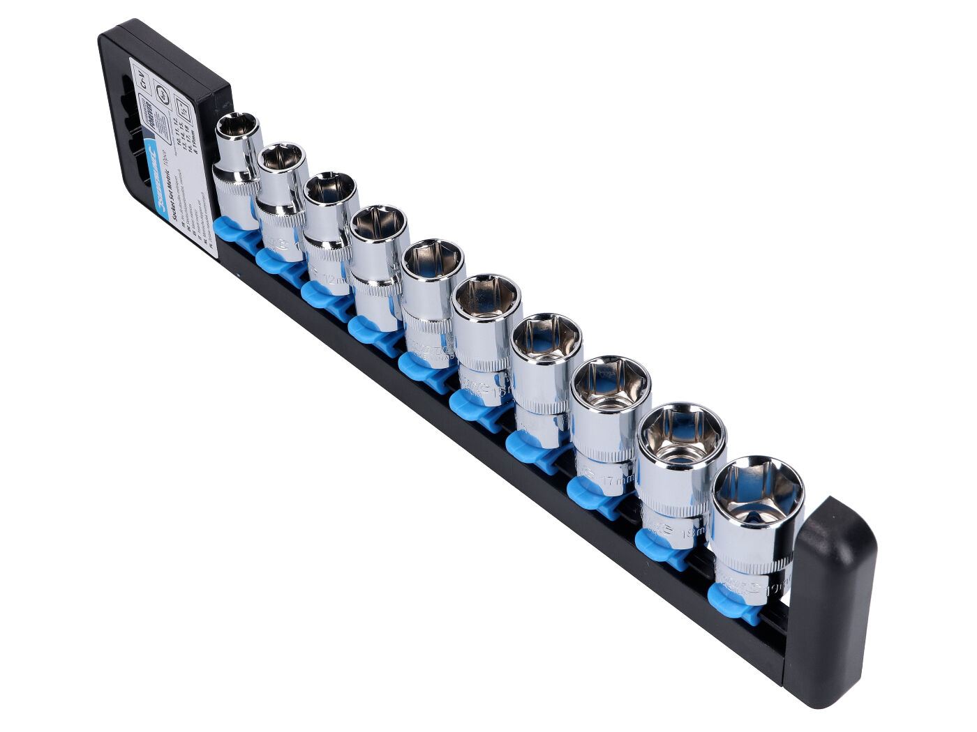 Silverline Sada nástrčných klíčů standard 10ks, 1/2" 10-19mm 43384