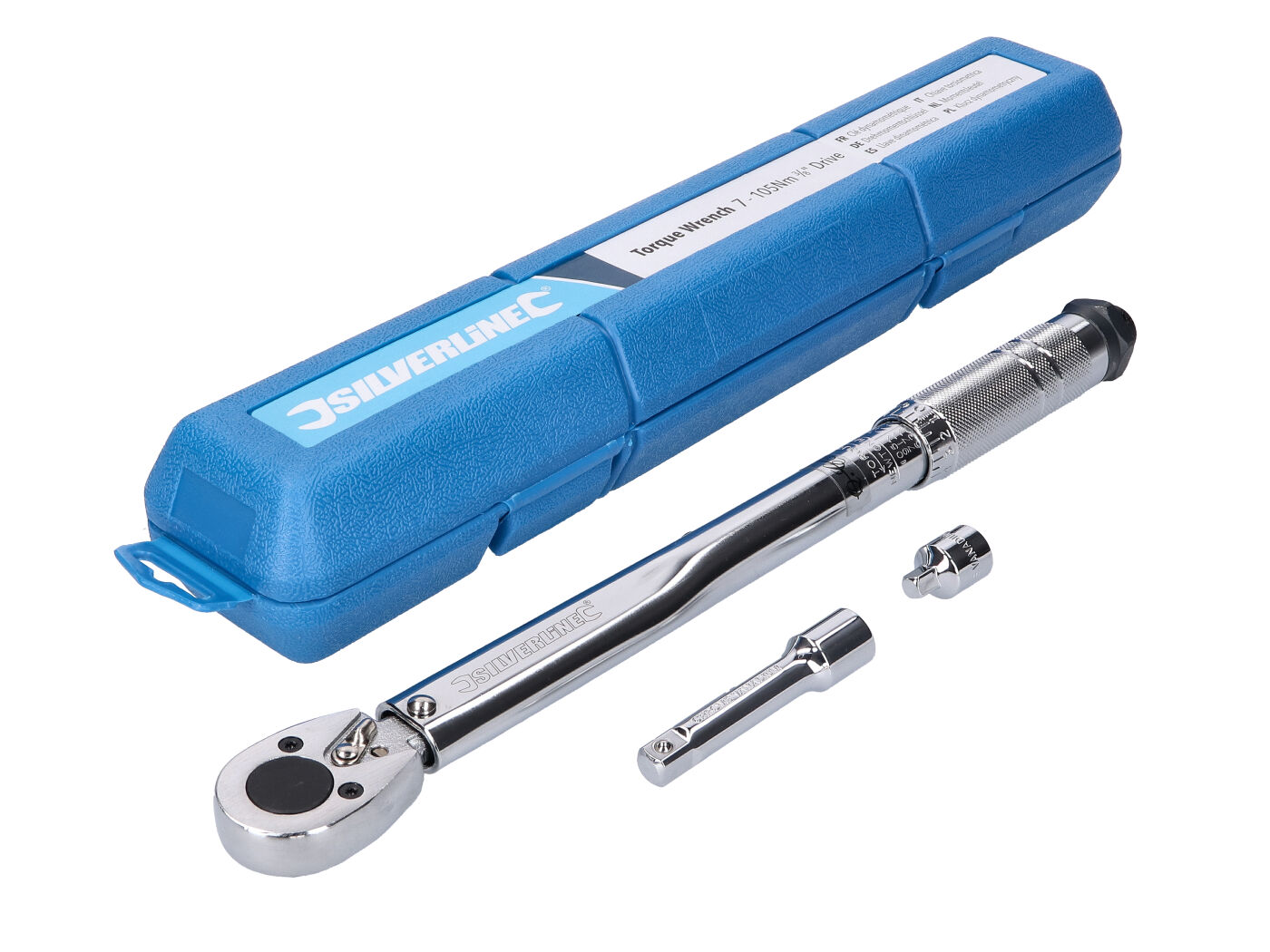 Momentový klíč Silverline 3/8" 7-105Nm 43427