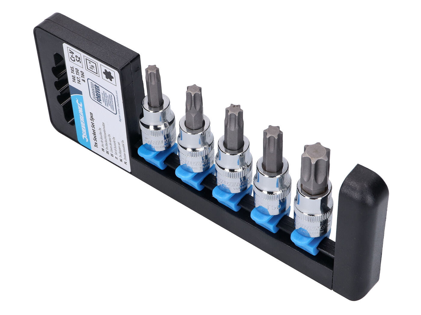 Silverline Sada bitů na golu,T40-T60 3/8" 5ks 43435