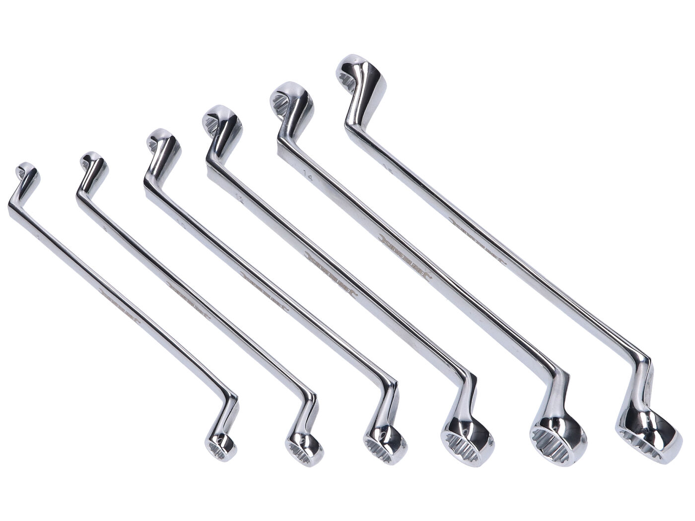 Sada stranových klíčů Silverline Z tvar, 6-17mm 6ks 43451