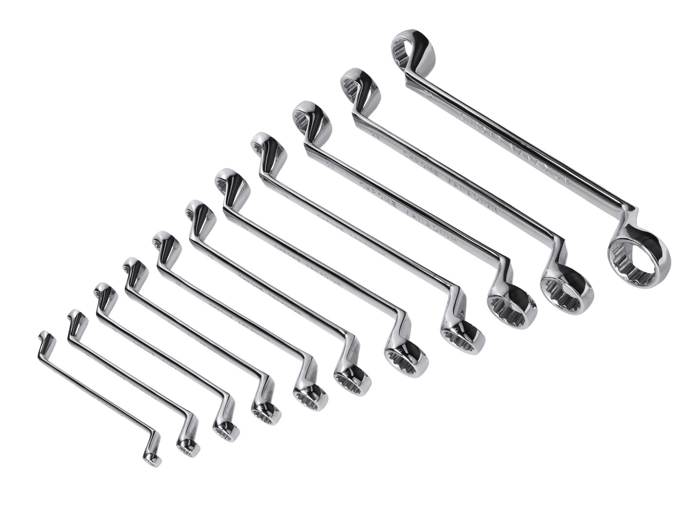 Sada stranových klíčů Silverline Z tvar, 6-32mm 12ks 43452