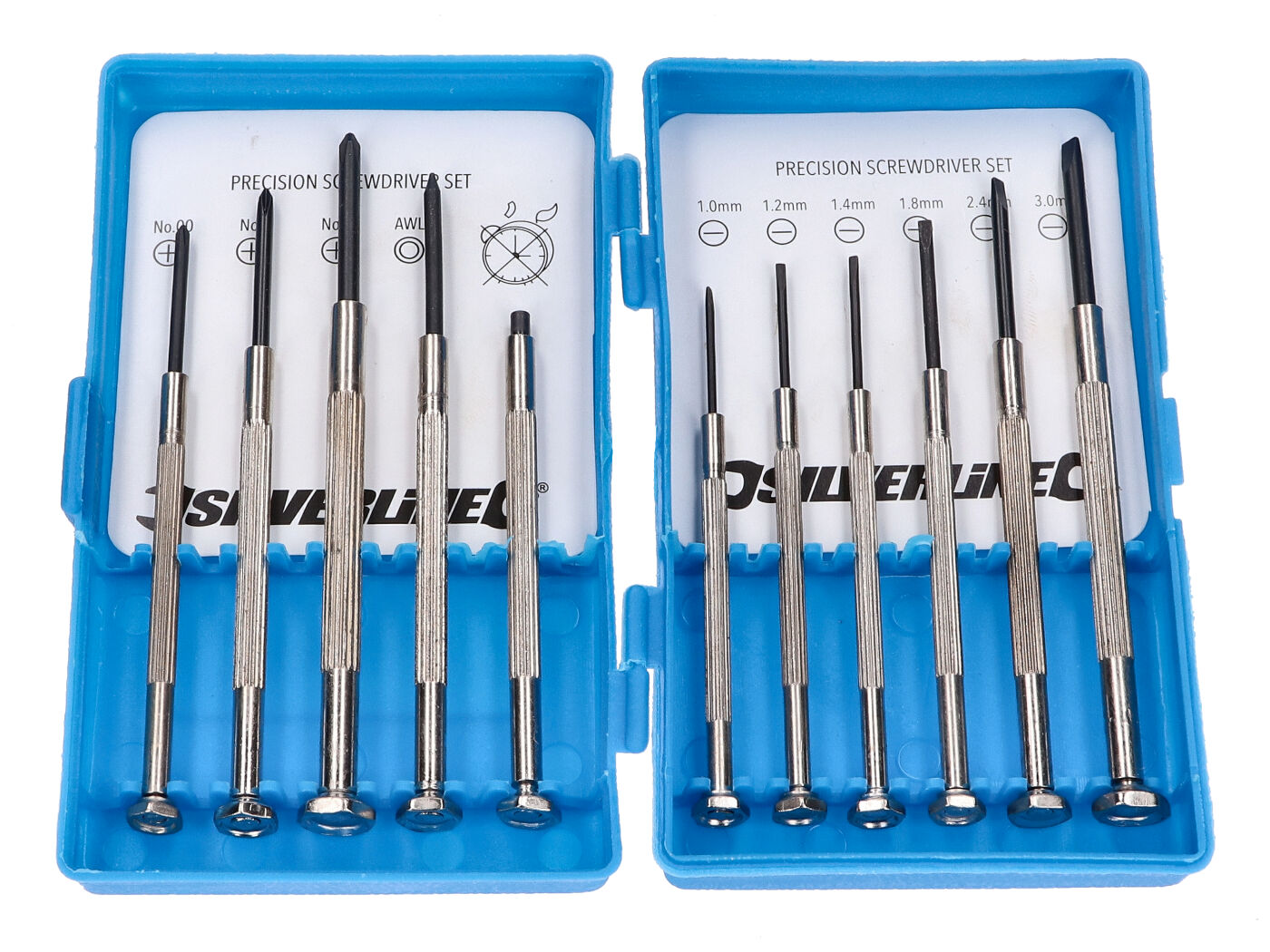 Sada precizních šroubováků Silverline 11ks 43465