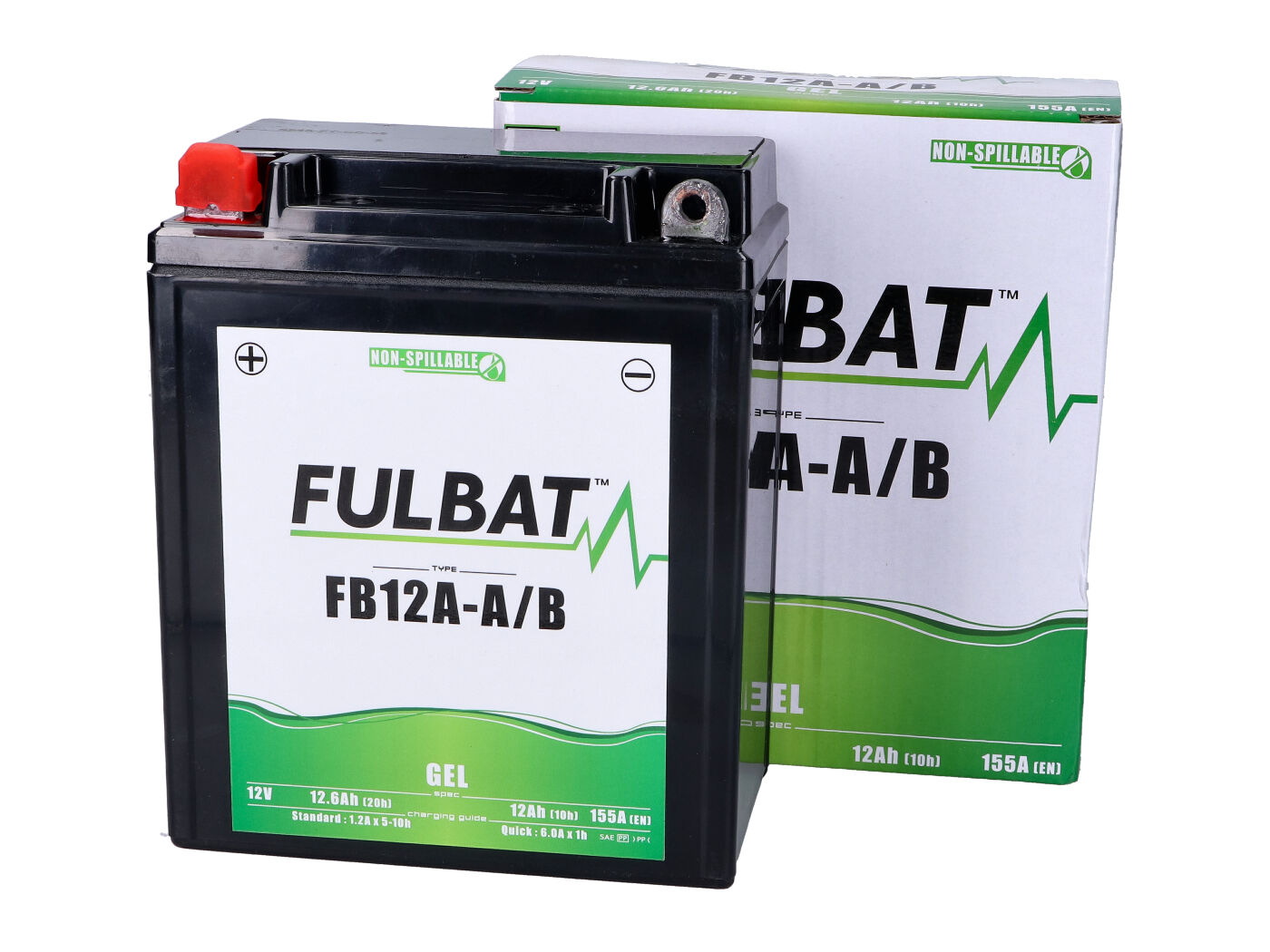 Baterie Fulbat FB12A-A/B (12N12A-4A-1) gelová FB550947