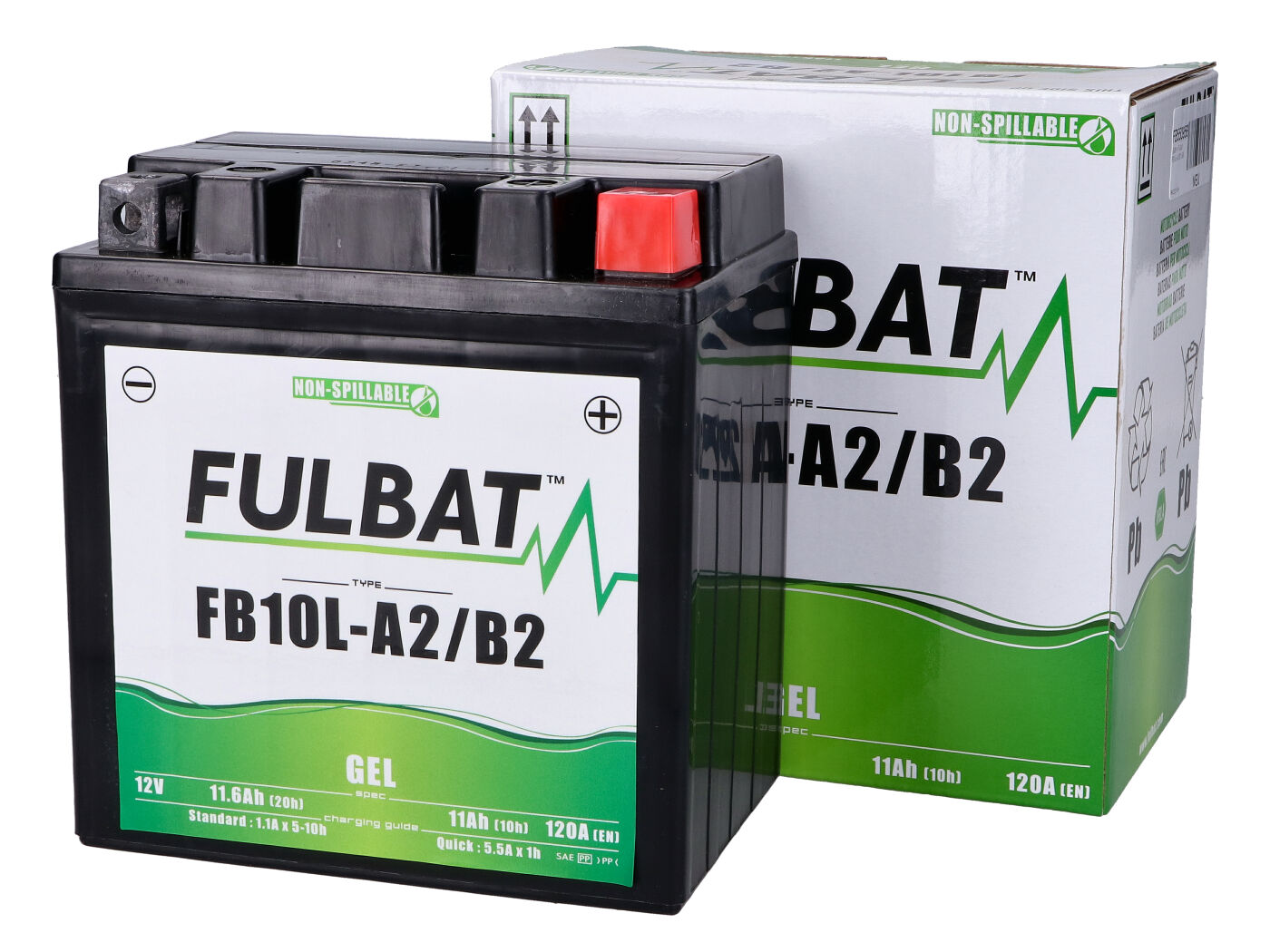 Baterie Fulbat FB10L-A2/B2 gelová FB550956