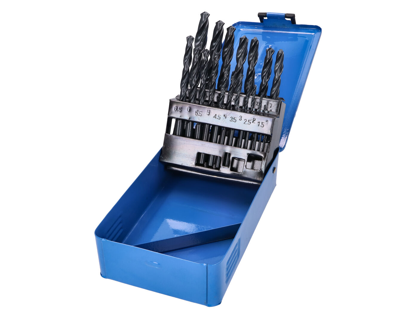 Sada vrtáků Silverline HSS 1-10mm 19ks 43360