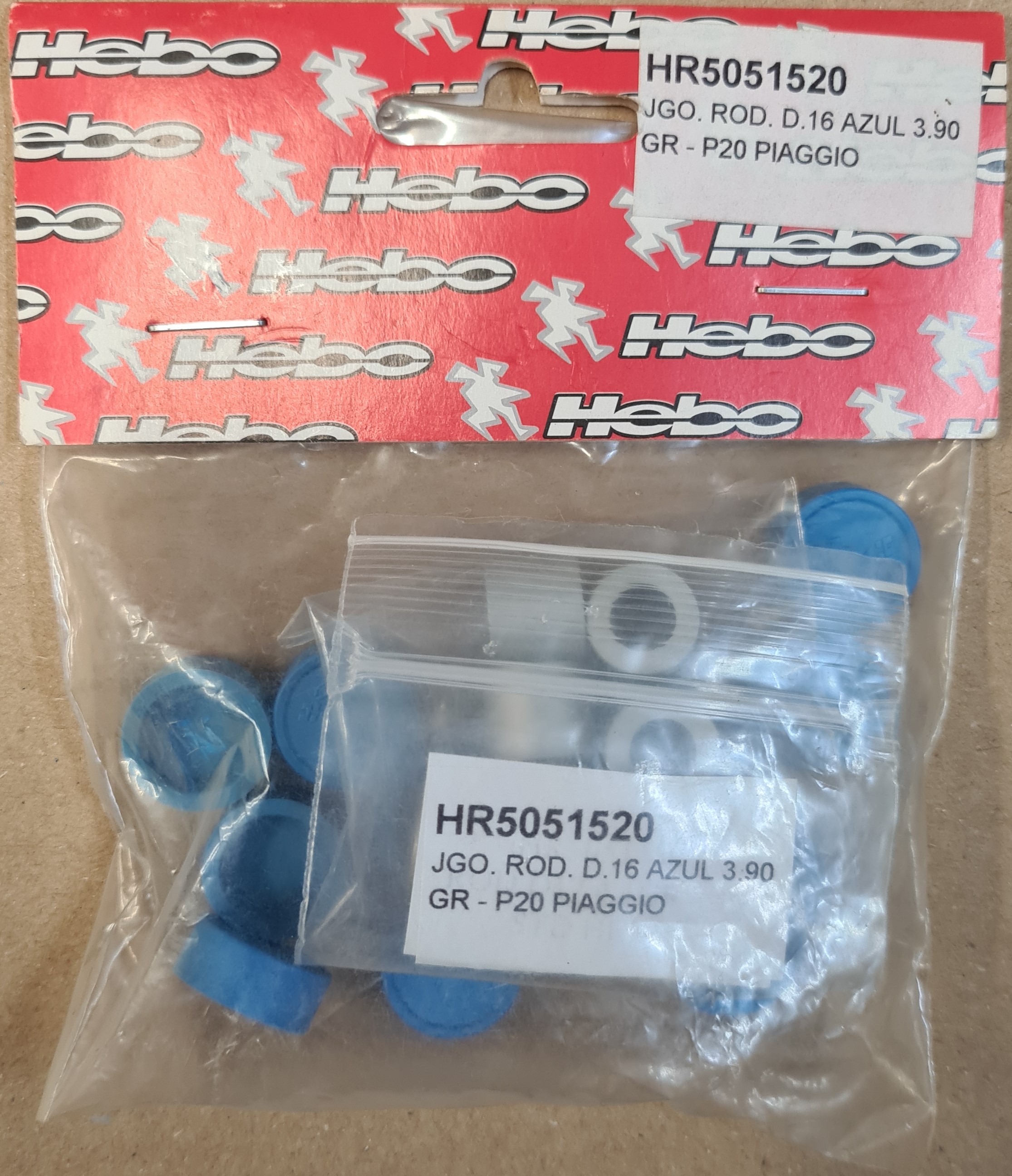 Válečky variátoru Hebo 16x13, 3,90g, 6 kusů HR5051520
