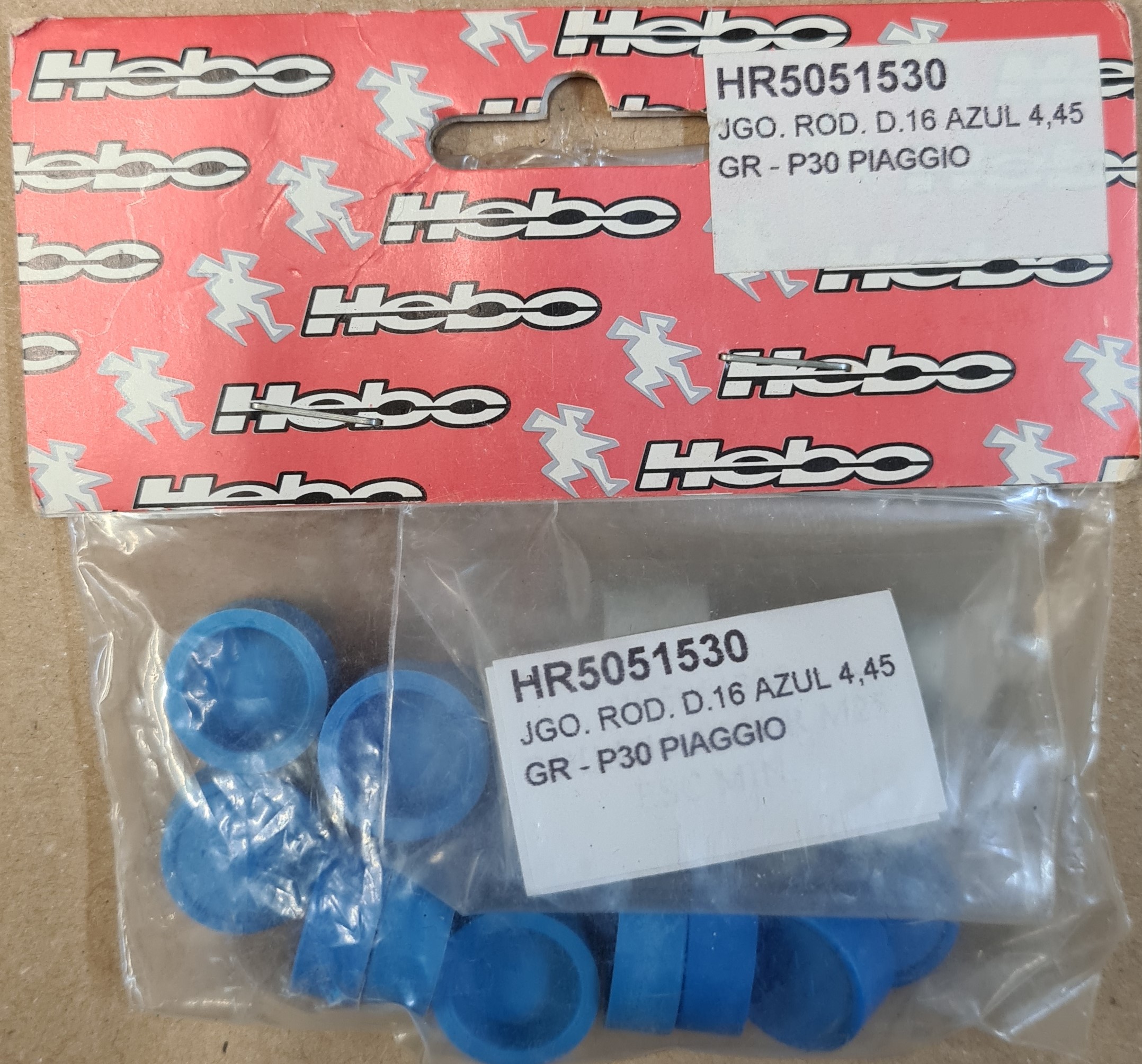 Válečky variátoru Hebo 16x13, 4,45g, 6 kusů HR5051530