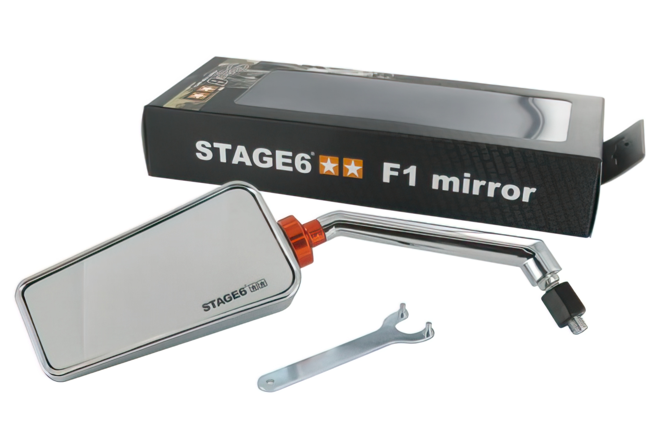 Zrcátko F1 Stage6 levé chrom