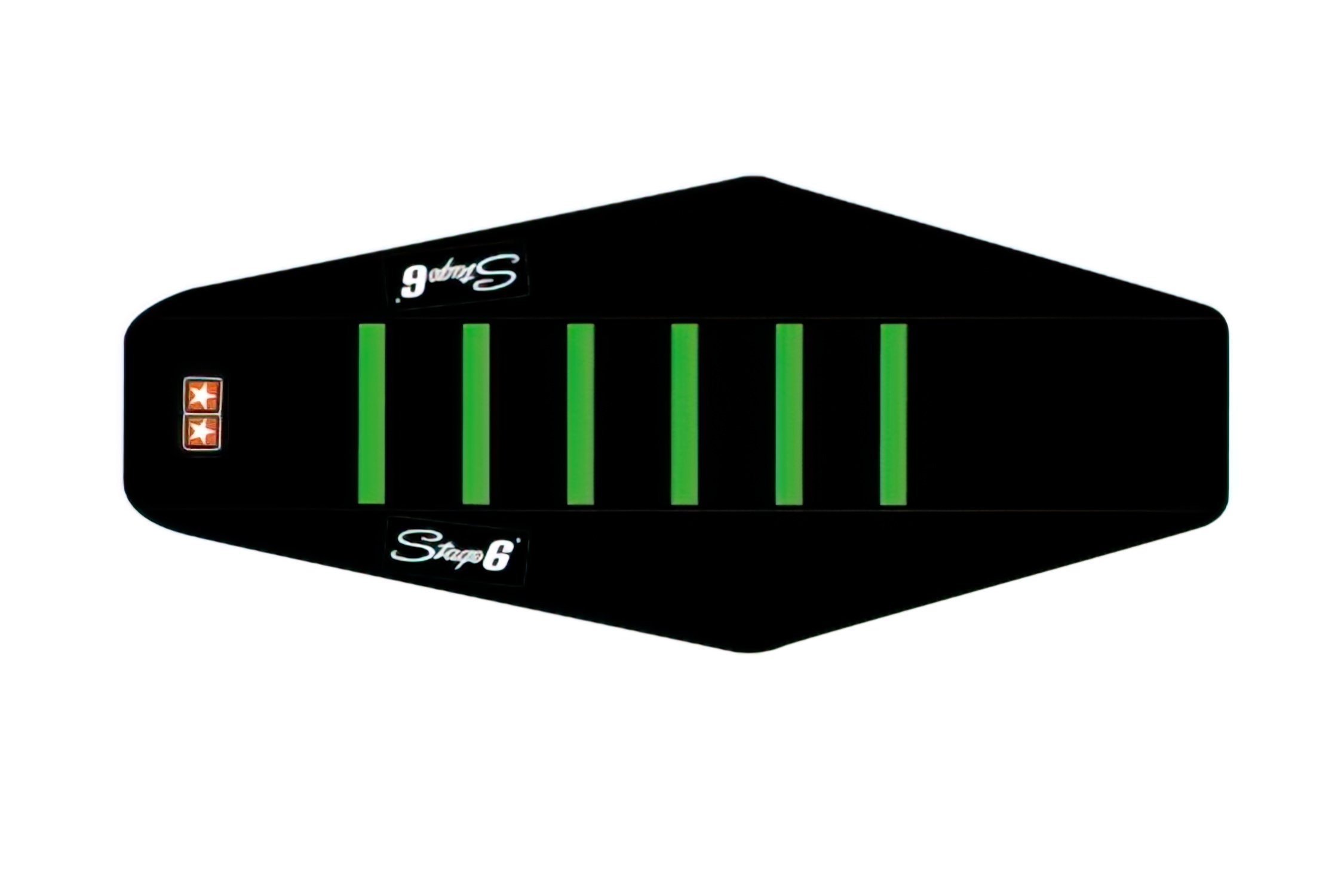 Levně Potah sedla Stage6 černo - zelený Sherco 50ccm do 2006