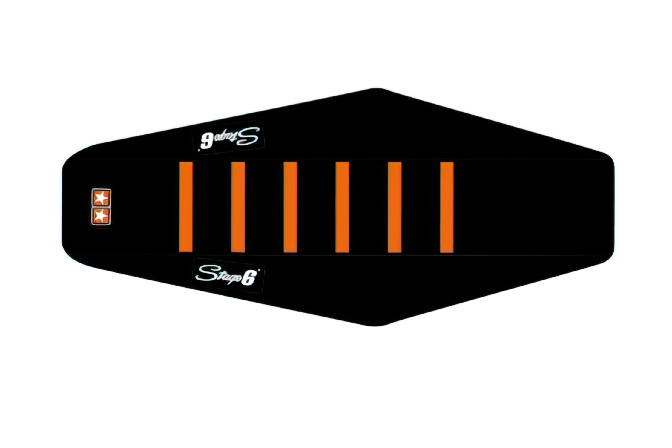 Levně Potah sedla Stage6 černo - oranžový Sherco / HRD od 2006