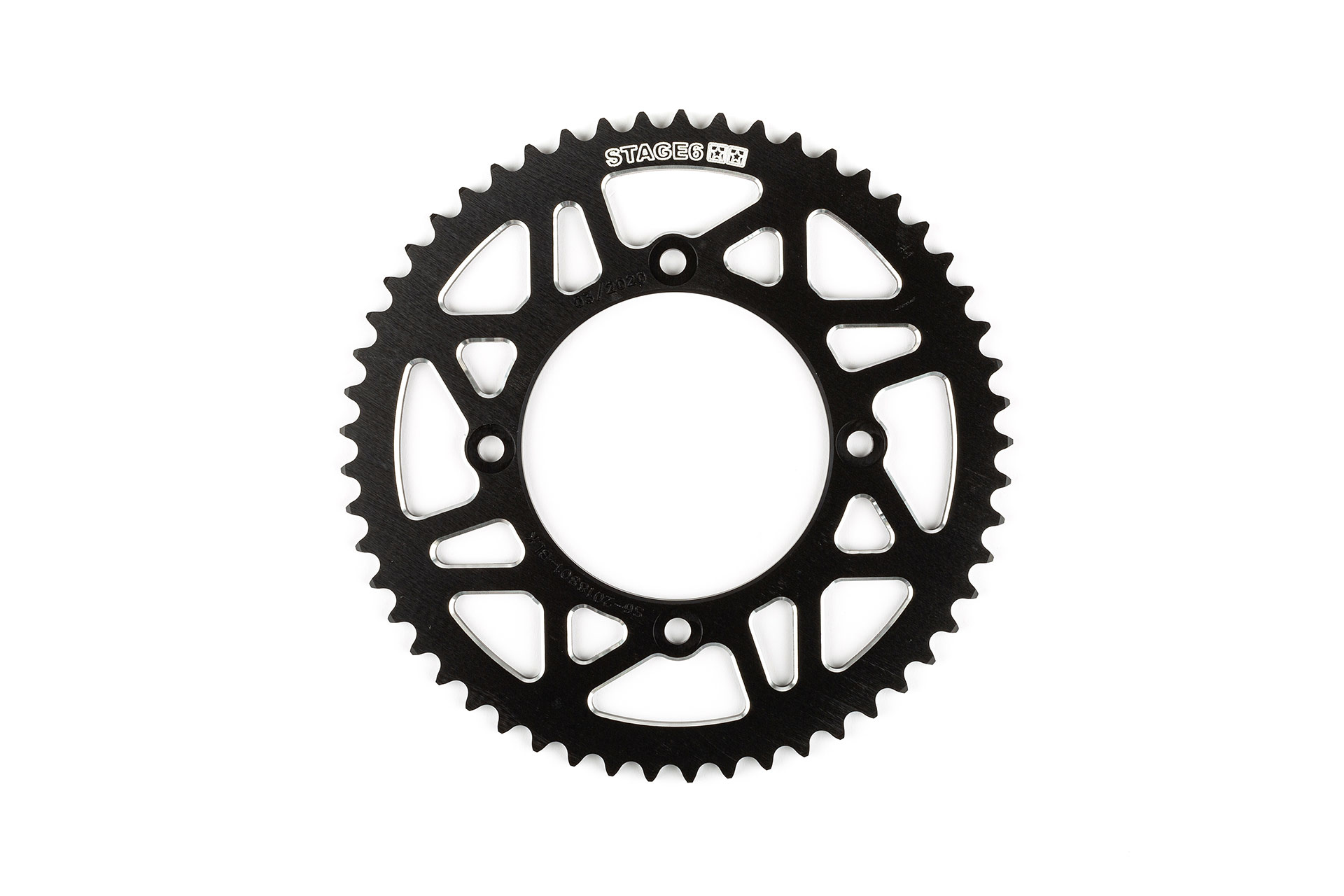 Rozeta 53 zubů - 420 Stage6 alu CNC černá Beta RR