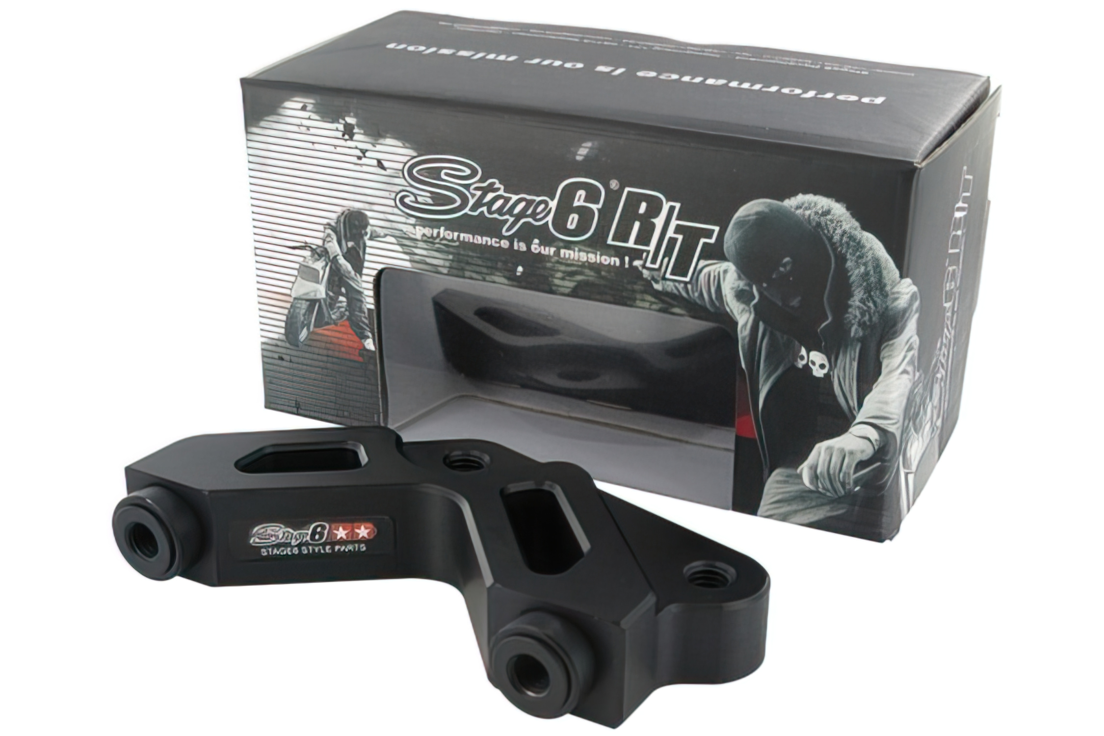 Adaptér 4-pístkového brzdiče Stage6 R/T, Aprilia SR50