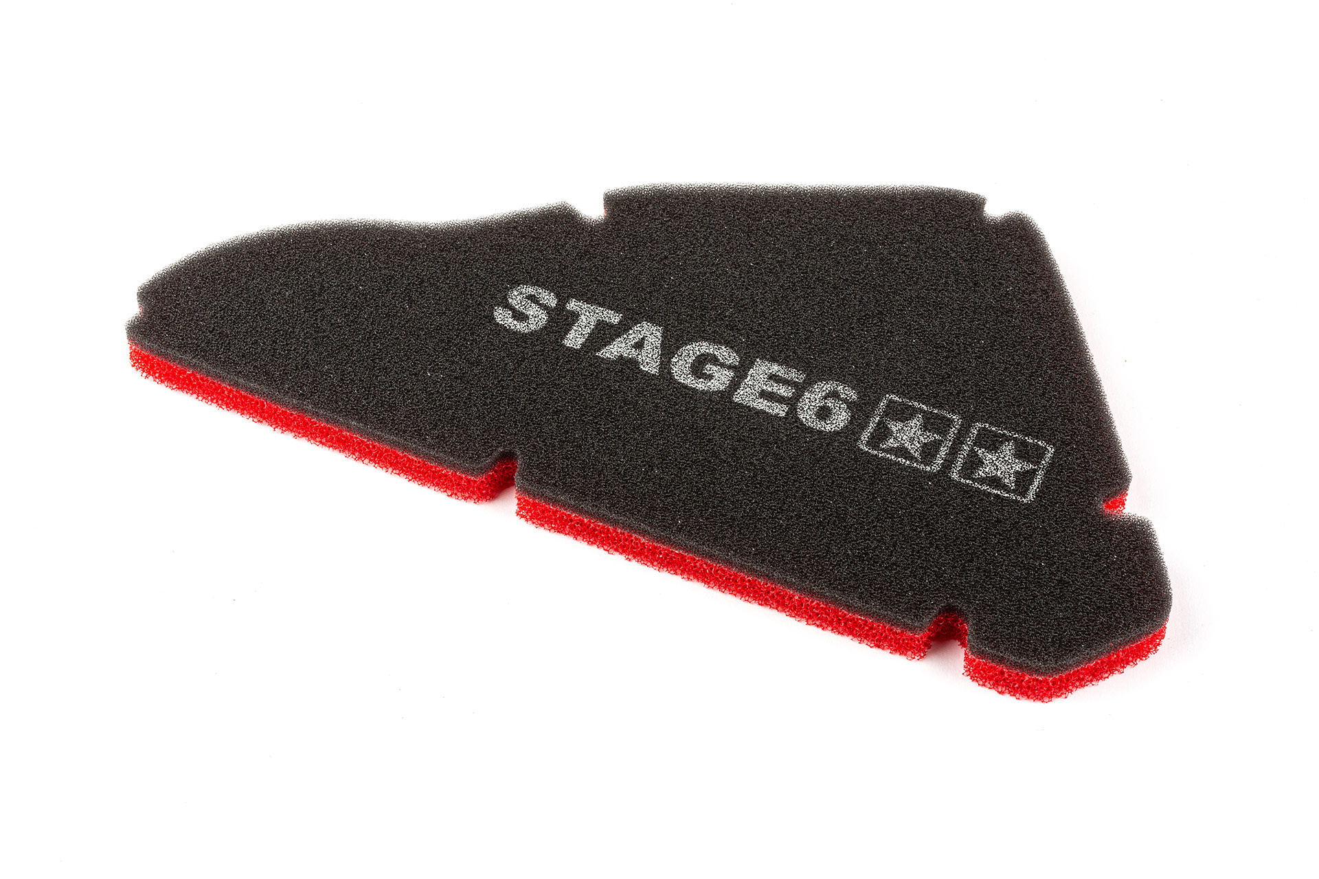 Vložka vzduchového filtru Stage6 Double Layer, Piaggio dlouhý blok