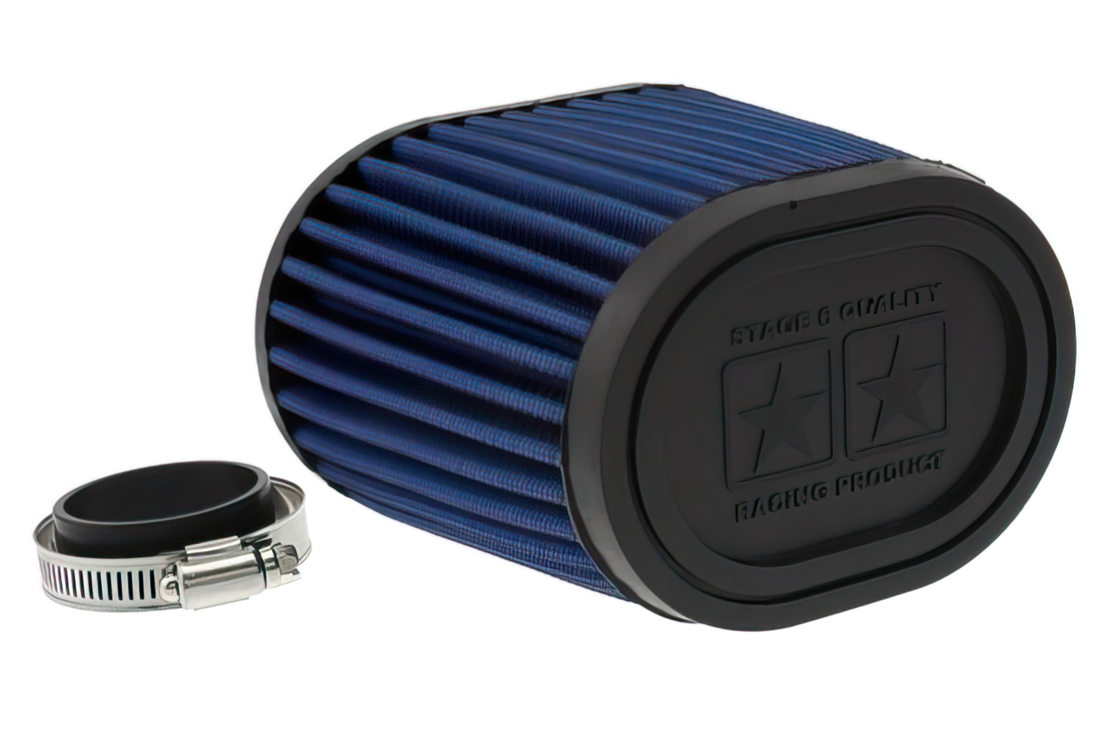 Vzduchový filtr Stage6 Racing Drag Race modrý 44 / 49mm