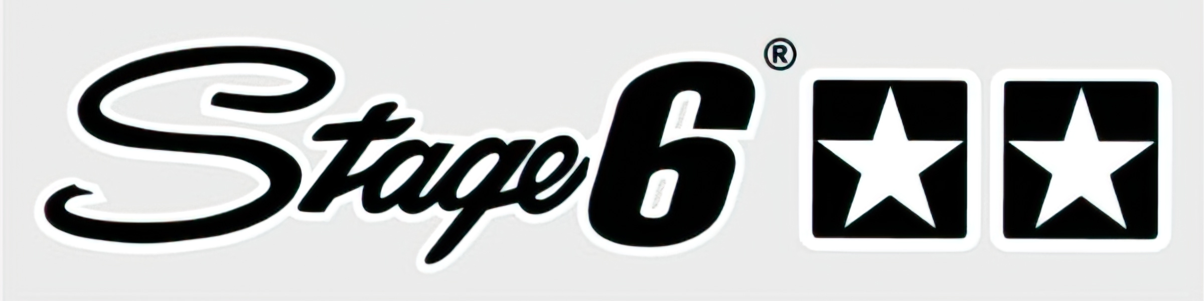 Samolepka Stage6 150x30mm černá