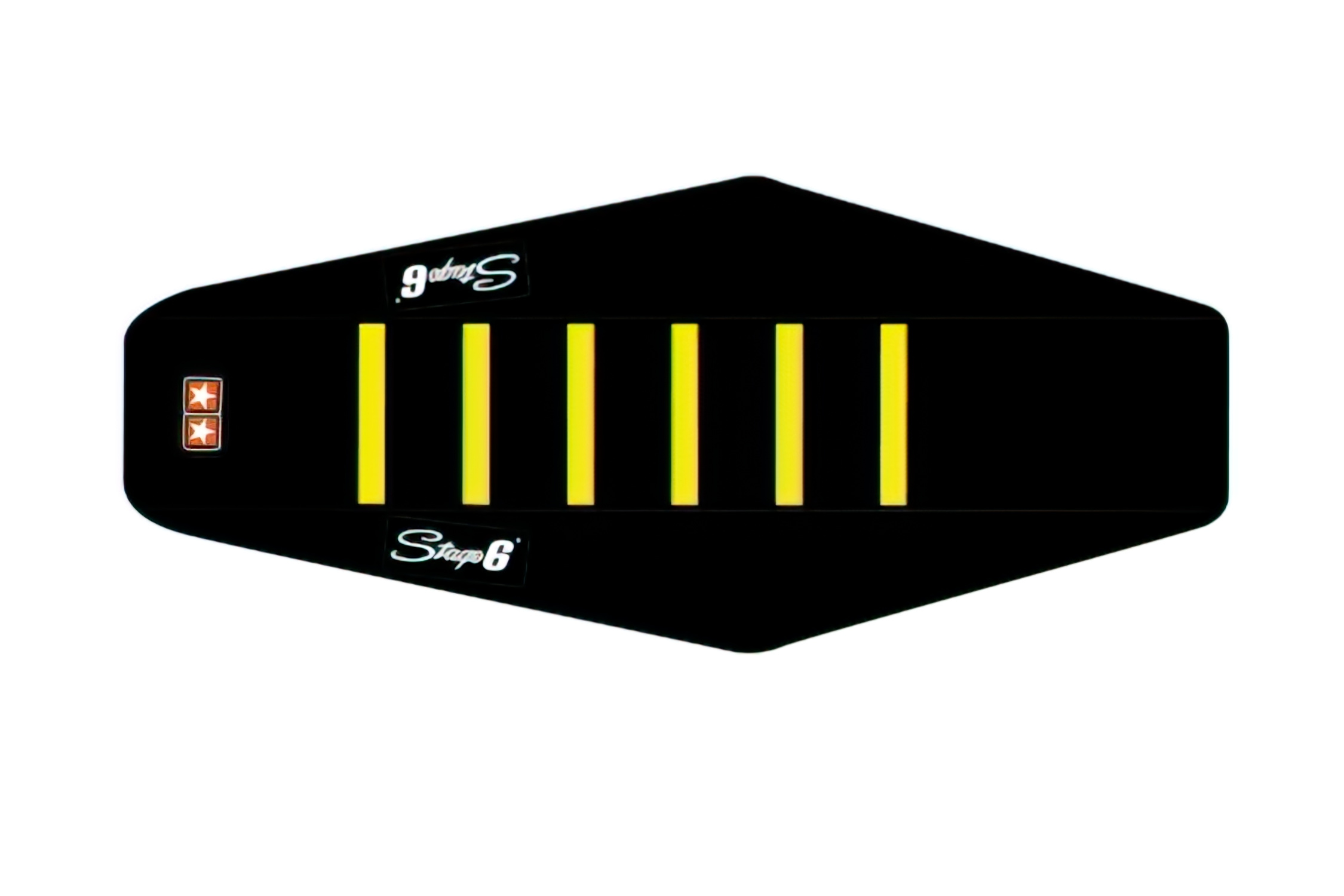 Levně Potah sedla Stage6 černo - žlutý Rieju MRT