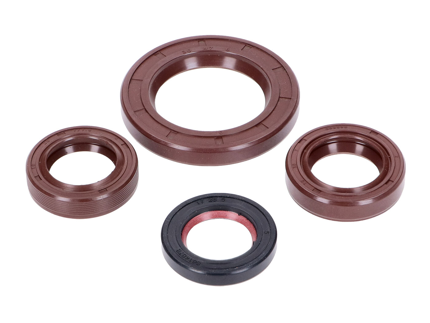 Sada gufer Malossi FKM / PTFE, Aprilia, Gilera, Piaggio, Vespa 50ccm 2T AC/LC