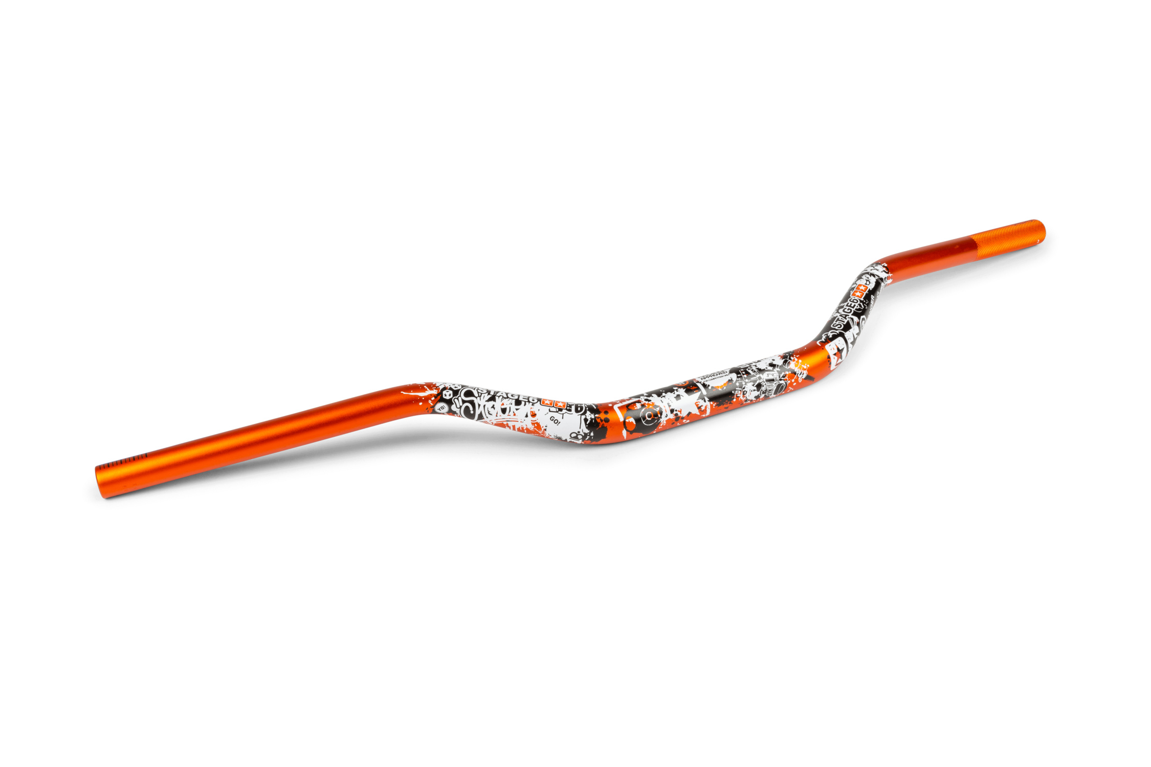 Řidítka motocross Stage6 Fatbar Design, 28,6mm, oranžové