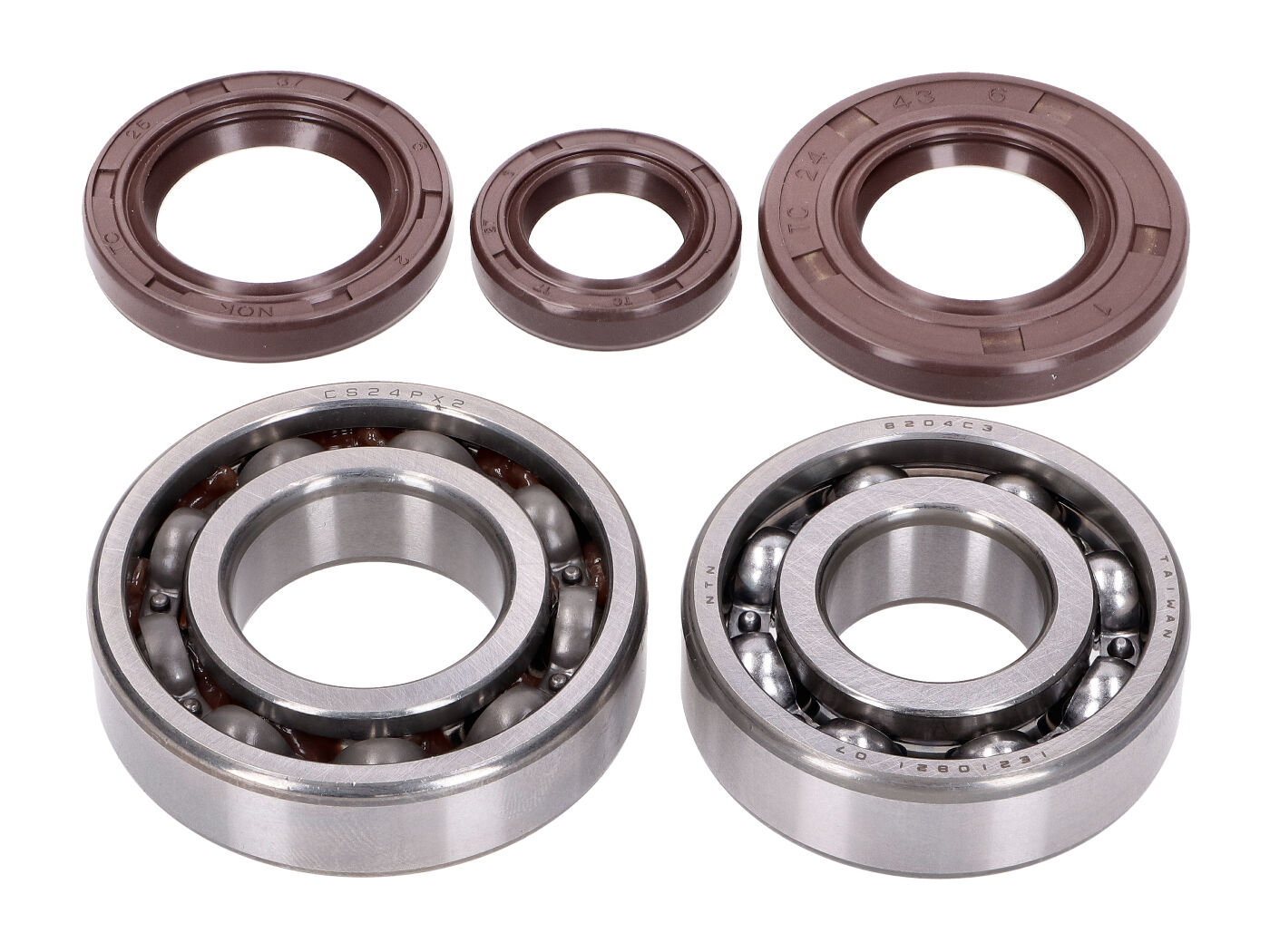 Sada ložisek na kliku Naraku FKM Heavy Duty, Morini NK104.06