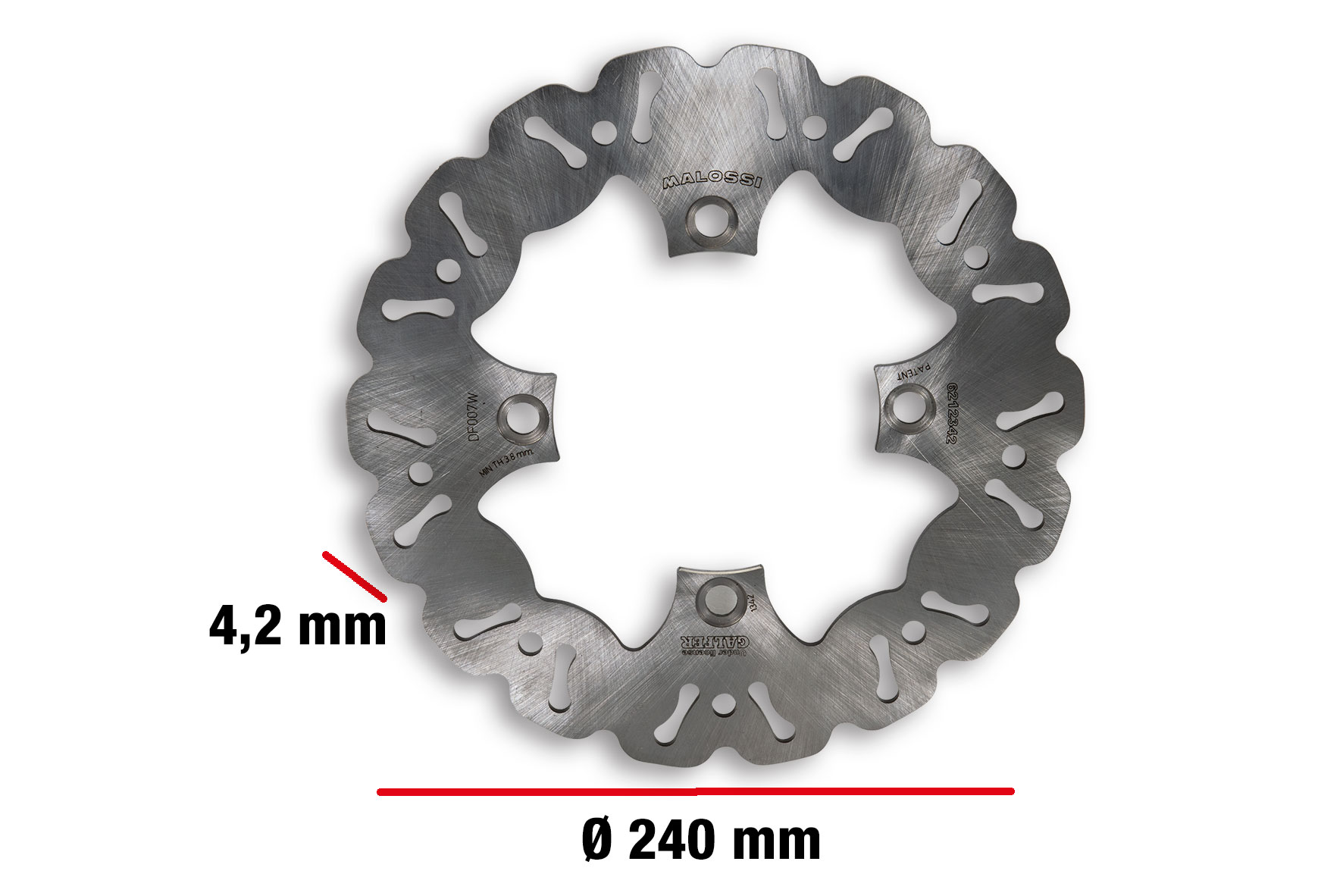 Brzdový kotouč Malossi Whoop Disc, Honda, Keeway M6212342