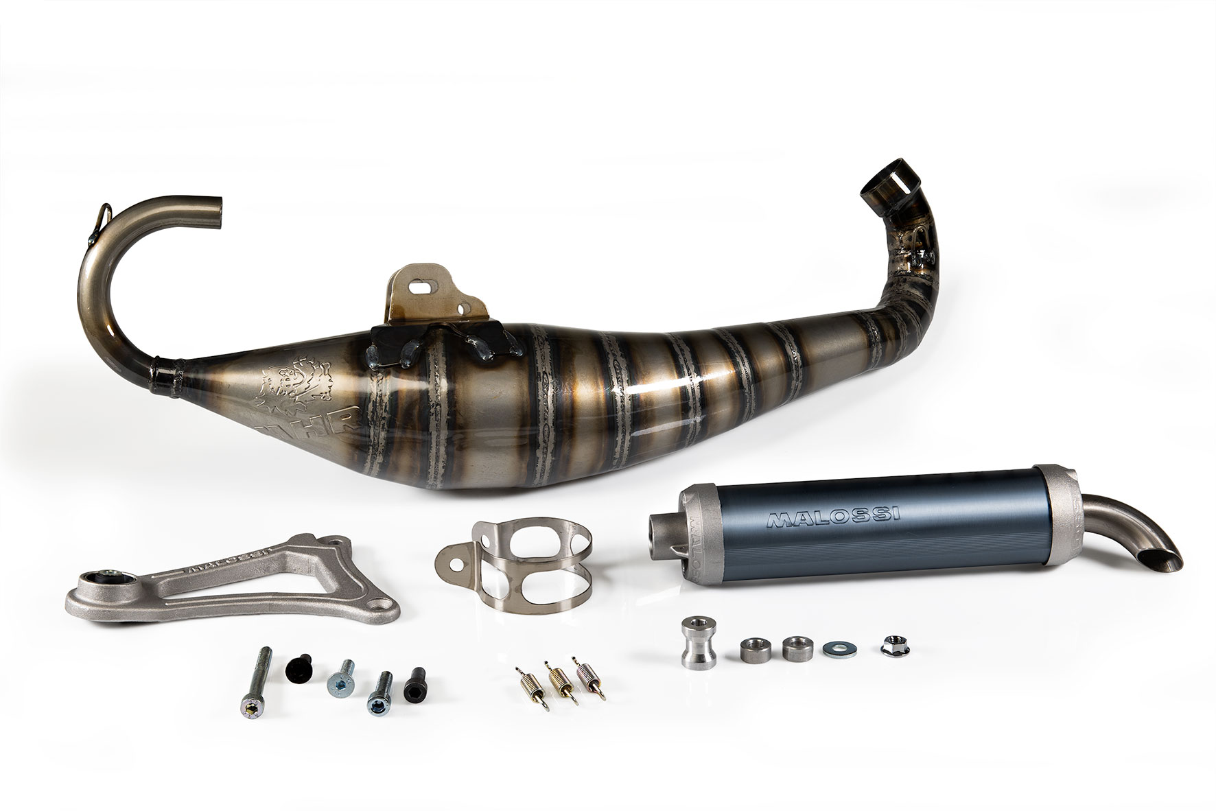 Výfuk MALOSSI MHR TEAM 3, MINARELLI 50ccm 2T M3216827