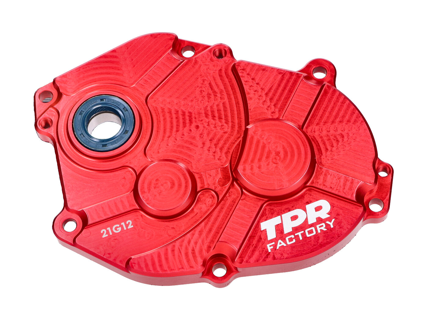 Top Performances Dekl převodů TPR Factory červený elox, Minarelli horizontal 48827