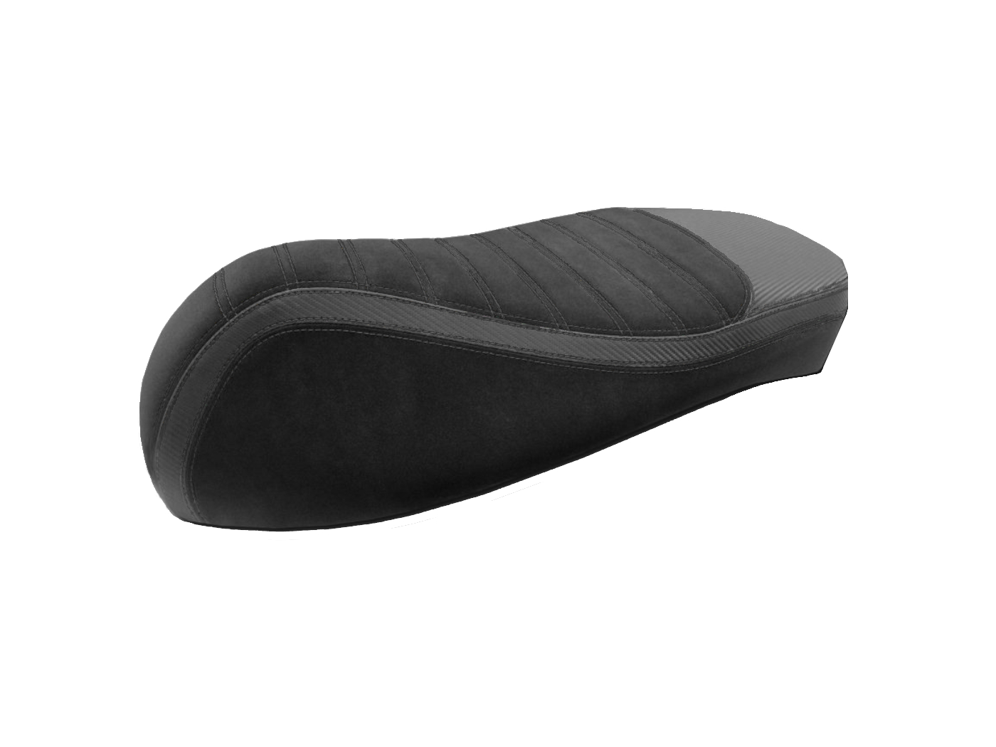 Levně JN SEATS Potah sedla černý, černě prošívaný, Vespa GTS 125/300 48831