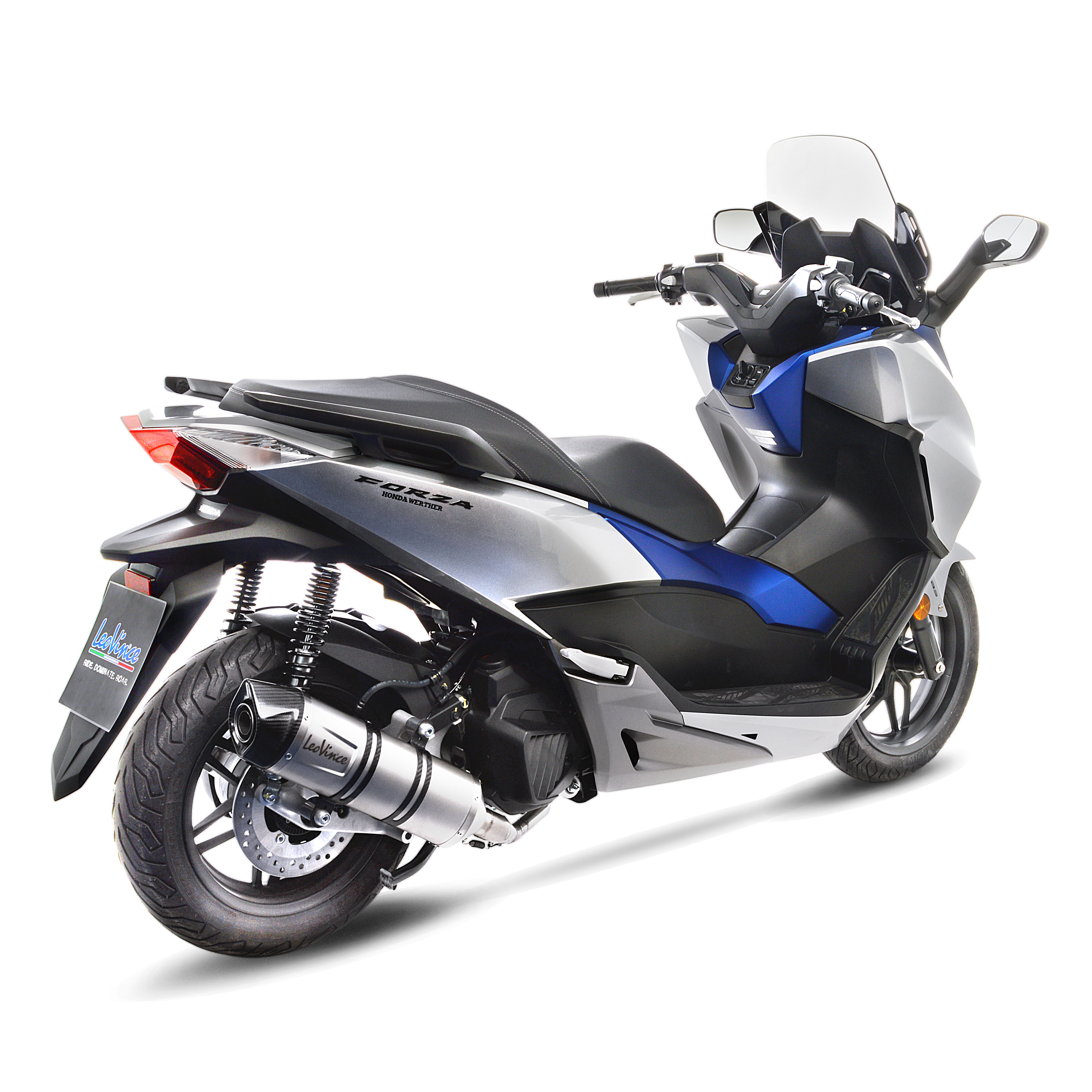 Výfuk LeoVince LV ONE EVO nerez, Honda Forza 125 Euro4 17-20 (Racing)