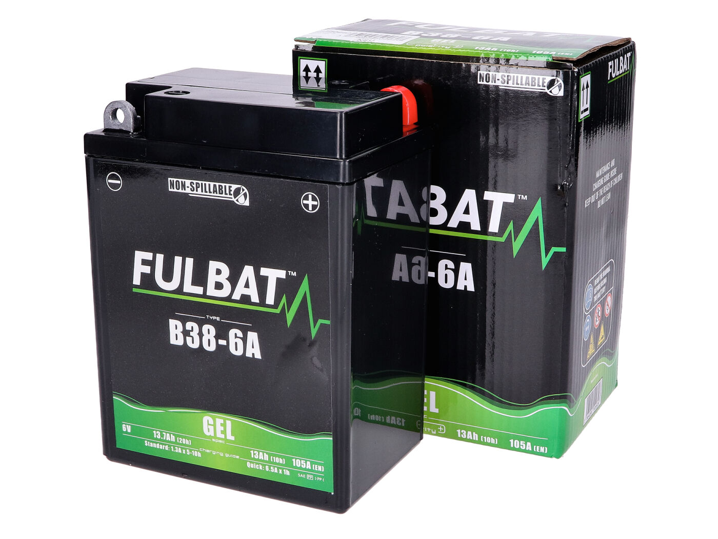Levně Baterie Fulbat B38-6A gelová FB550962