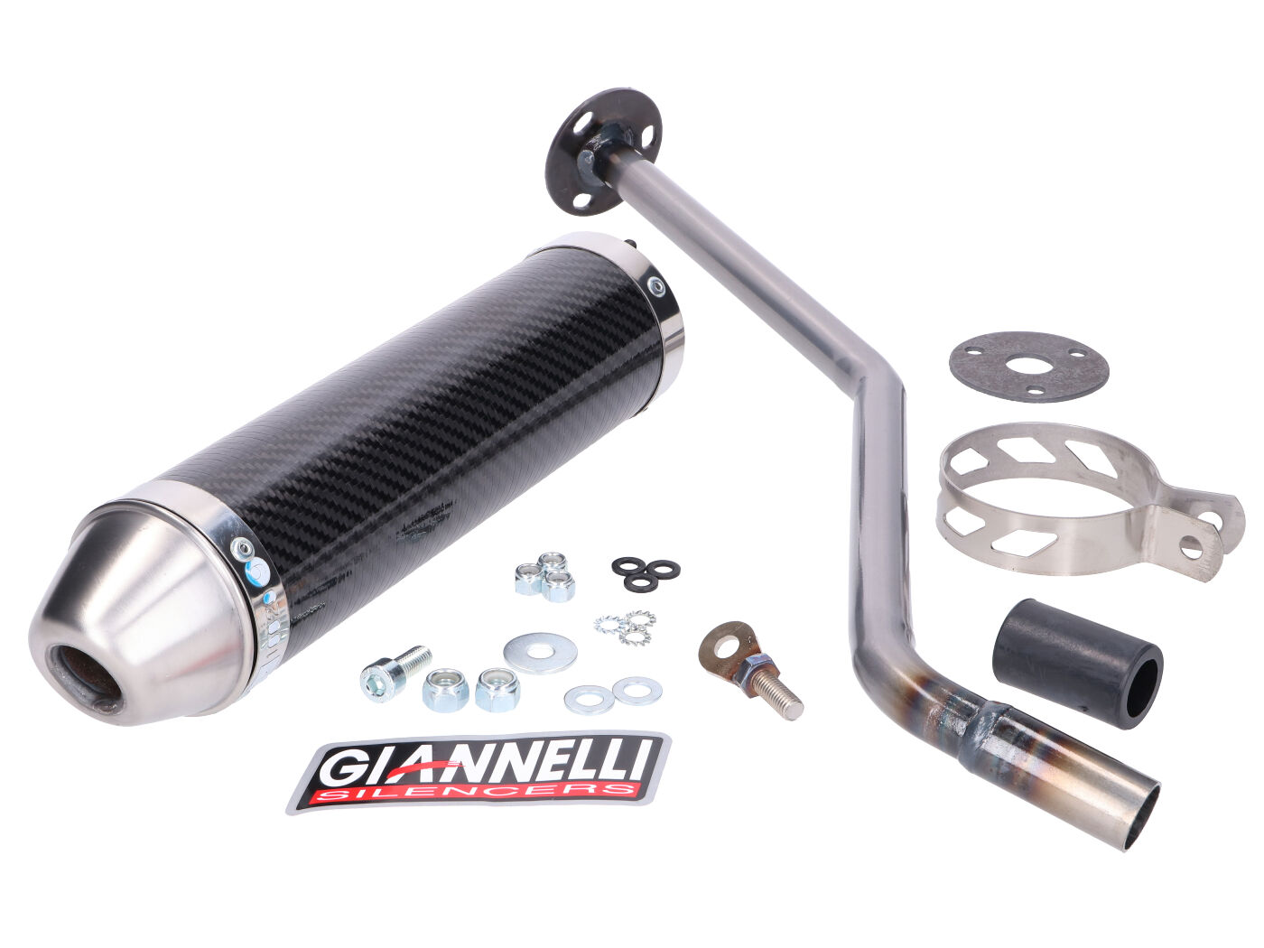 Koncovka výfuku Giannelli karbon, KSR Moto TR 50 SM/X 14/16 GI-34696HF