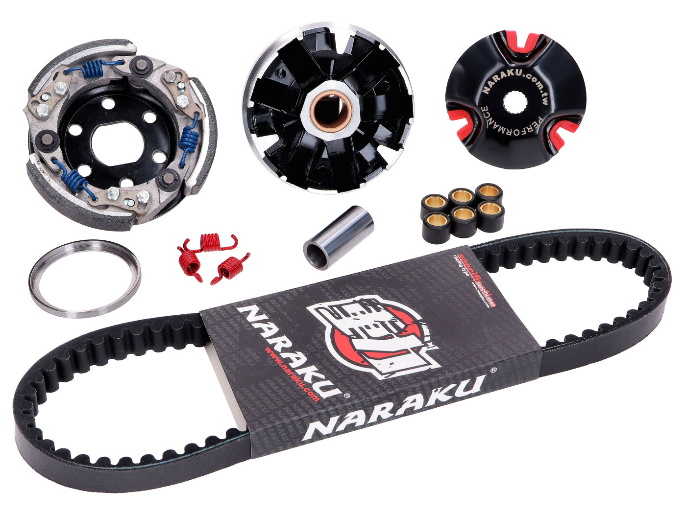 Variátorová sada Naraku Sport, Minarelli dlouhý blok KIT.A.49055