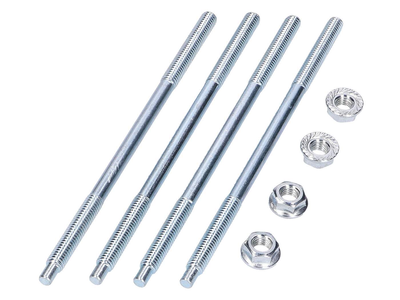 101 Octane Sada šteftů válce s maticemi M6x125mm, Simson S51, S70, S53, SR50, SR80, Schwalbe KR51/2 43673