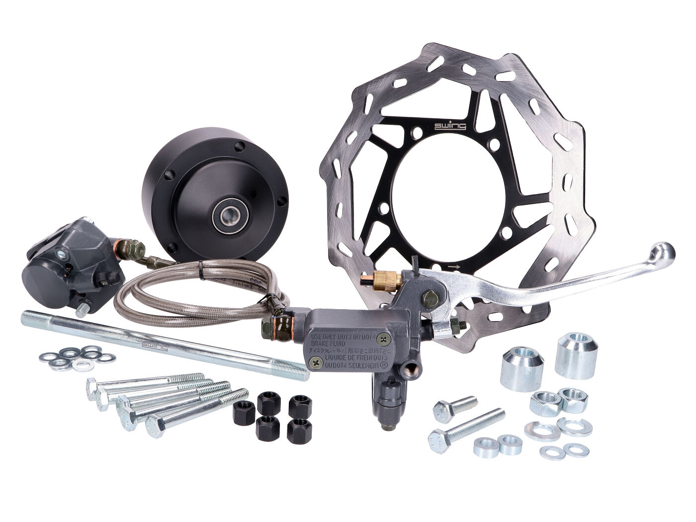 Sada na předělání na kotoučovou brzdu Swiing EBR Harry, Puch 43814