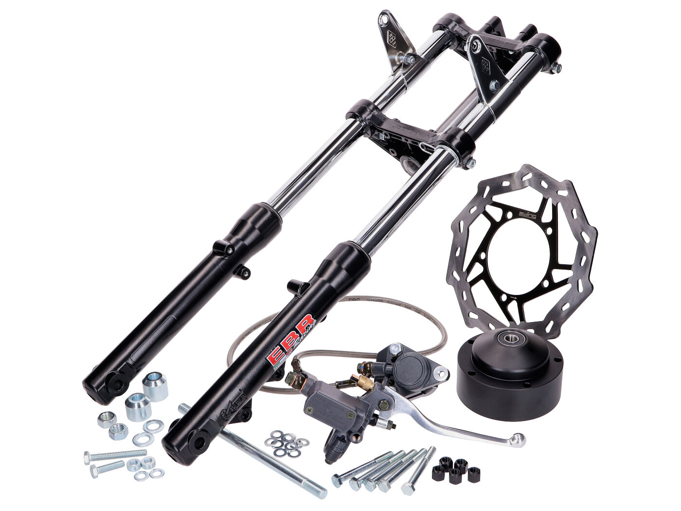 Sada na předělání na kotoučovou brzdu s vidlicí Swiing EBR Harry, Puch 43816