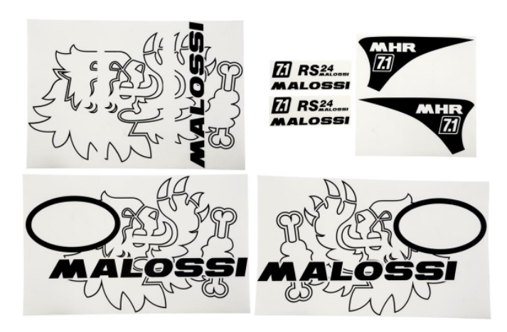 Samolepky Malossi Vespa Trophy, Vespa Primavera, ​Sprint M3317672