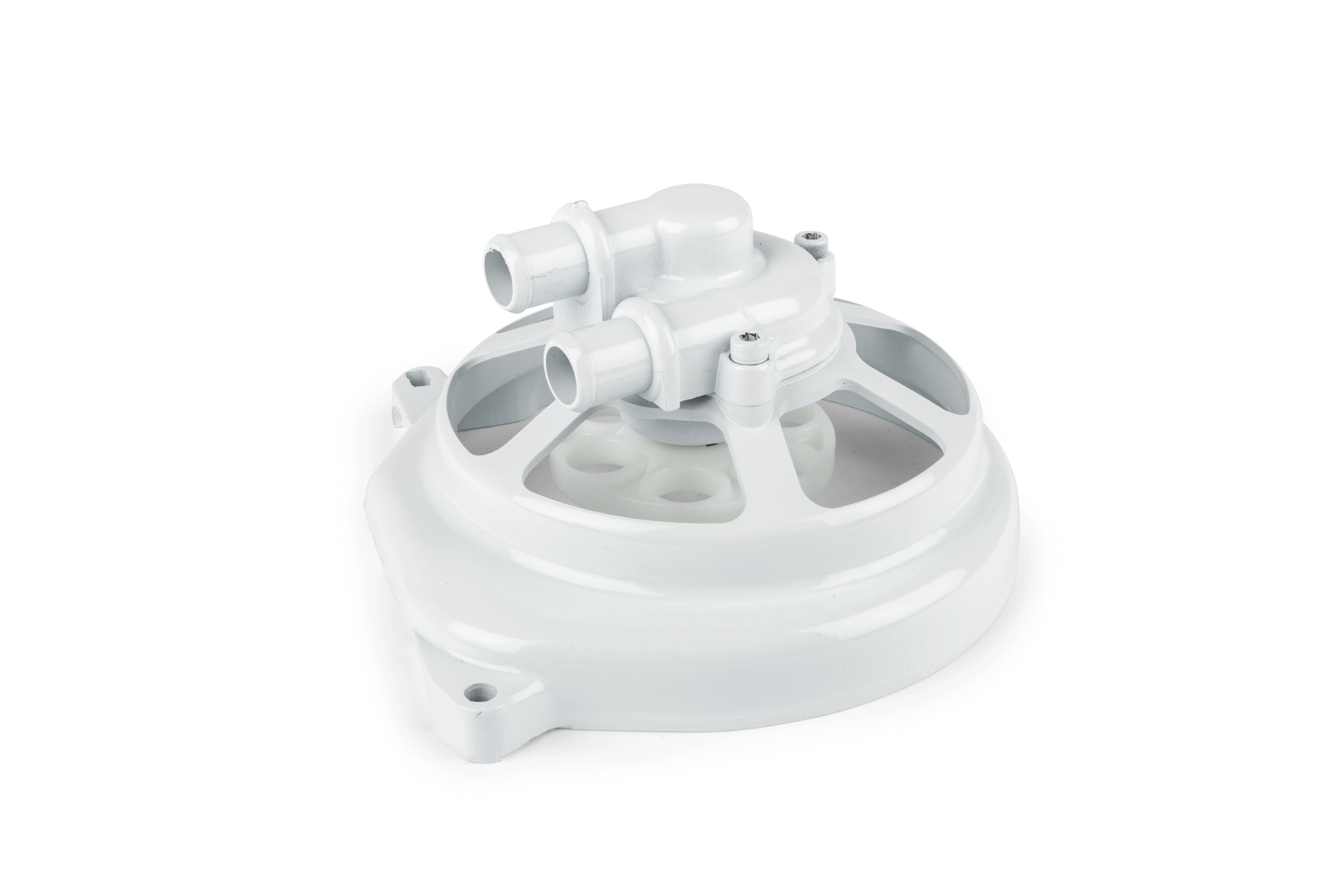 Kryt vodní pumpy STR8 "Extreme Cut" Minarelli LC bílý