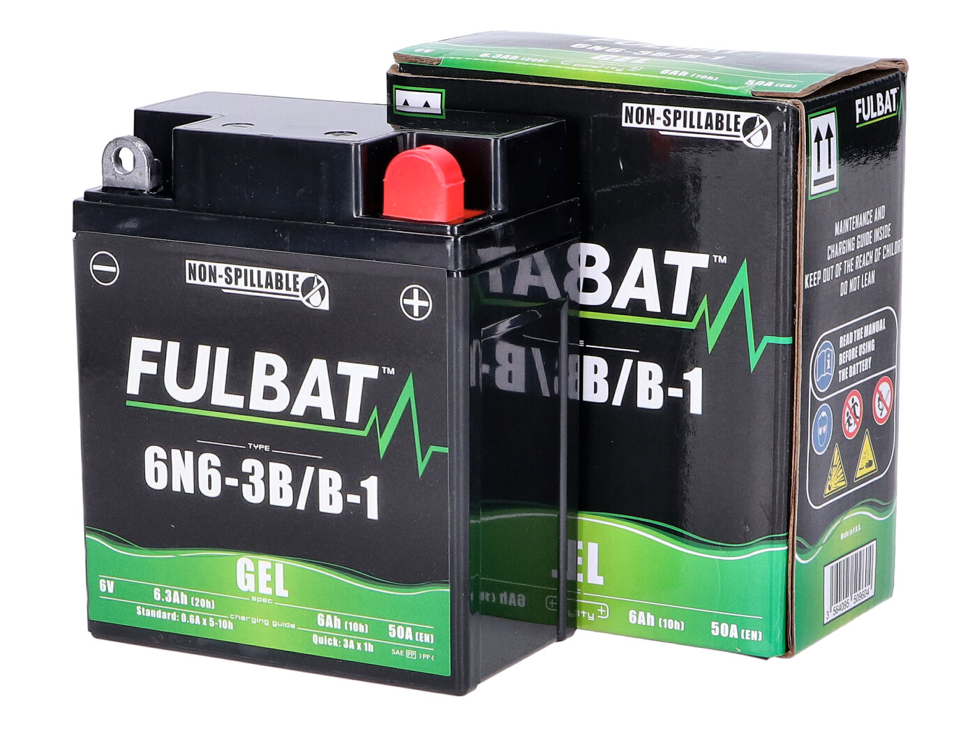 Baterie Fulbat 6V 6N6-3B/B-1 gelová JAWA FB550960