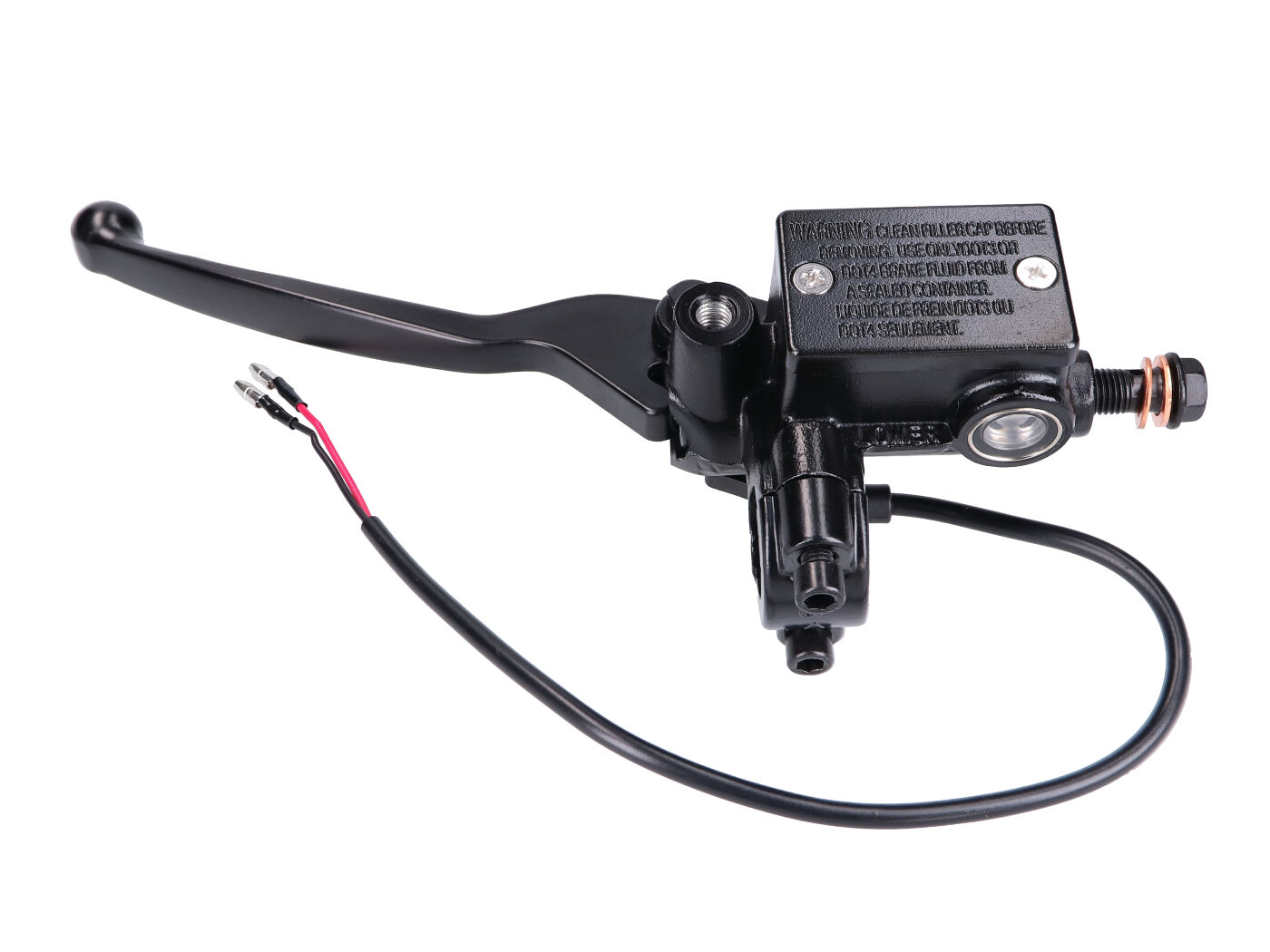 101 Octane Brzdová pumpa levá černá, NiU N1S, China skútry 49185